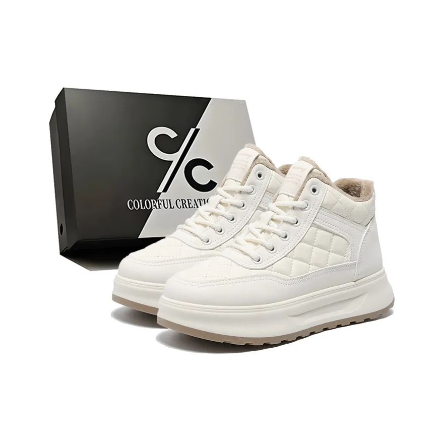 Colorful Creations Толстая подошва Высокие кеды Женские