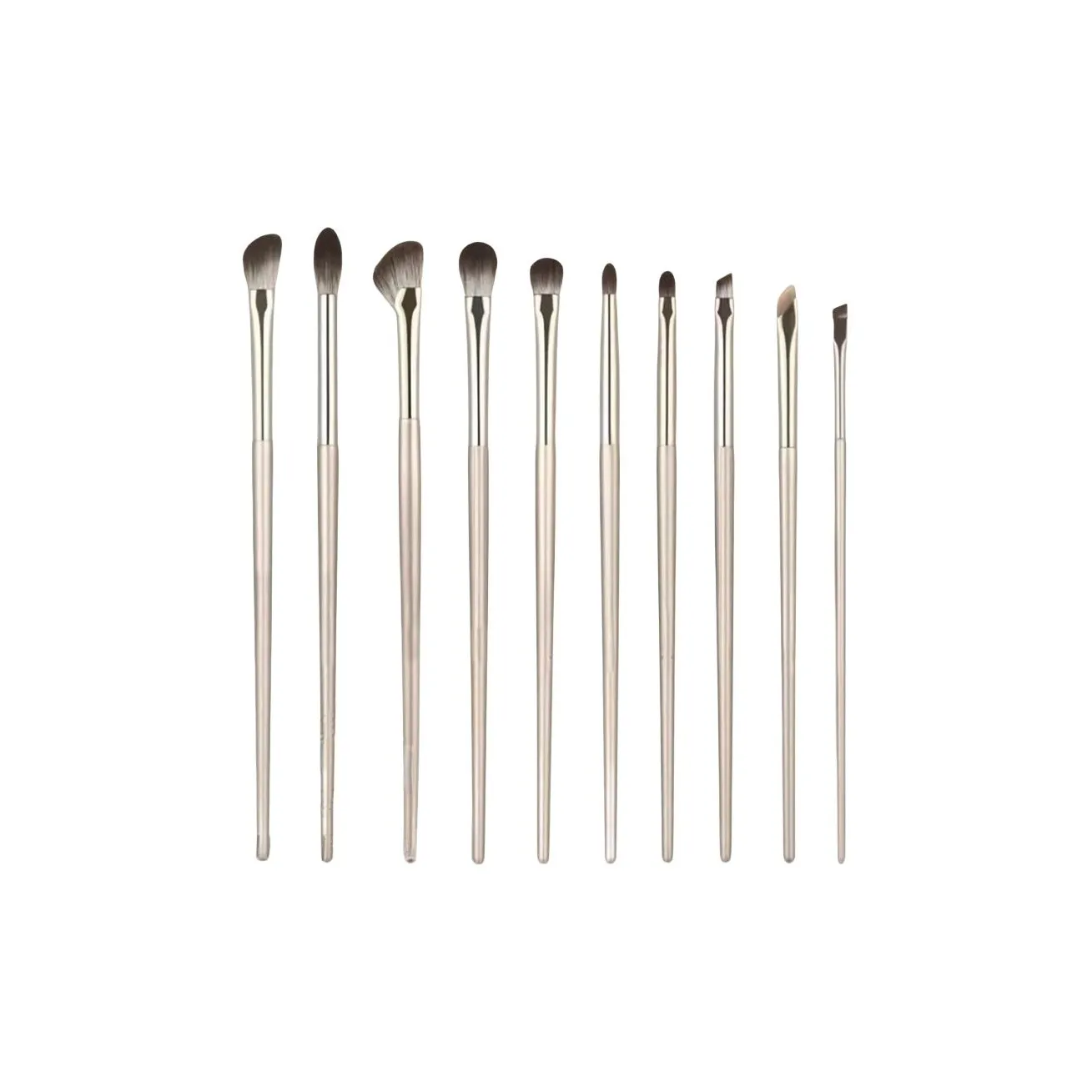 Geanno Глаза 10 шт Набор Щетка для теней для век Тени для носа Смешанный Консилер Щетка Новичок Мягкий Волосы Кисть для макияжа Портативный