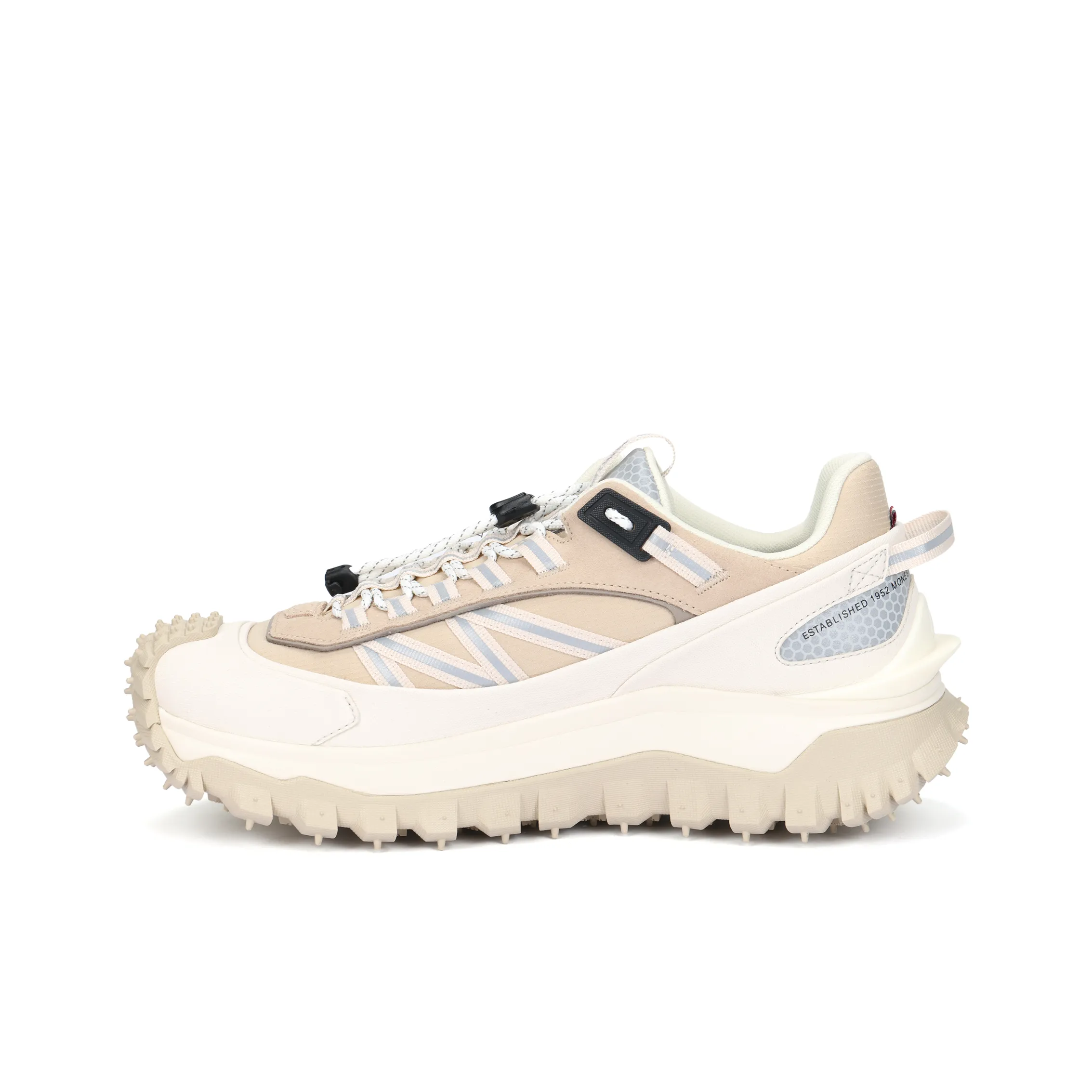 Moncler Casual Shoes Men Low Top Ecru