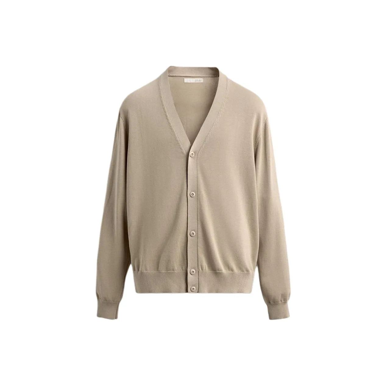 ZARA Бежевый Мужской Трикотаж