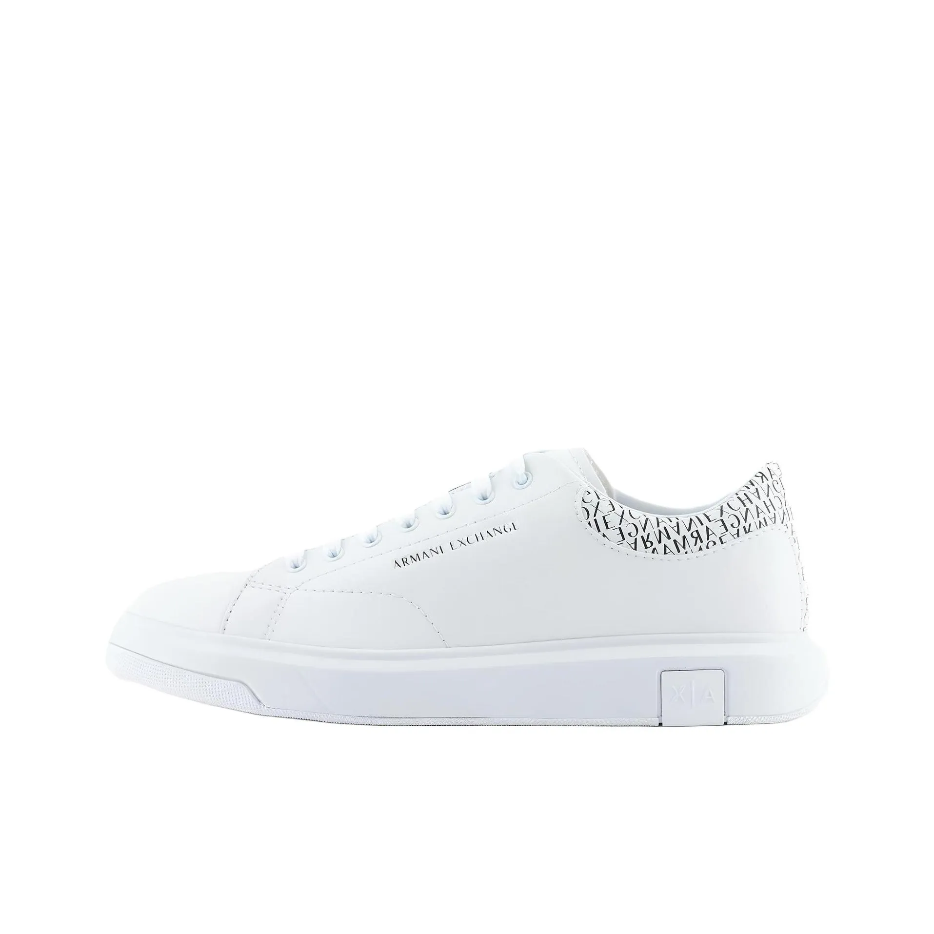 ARMANI EXCHANGE Skateboard Shoes Men Low-Top White