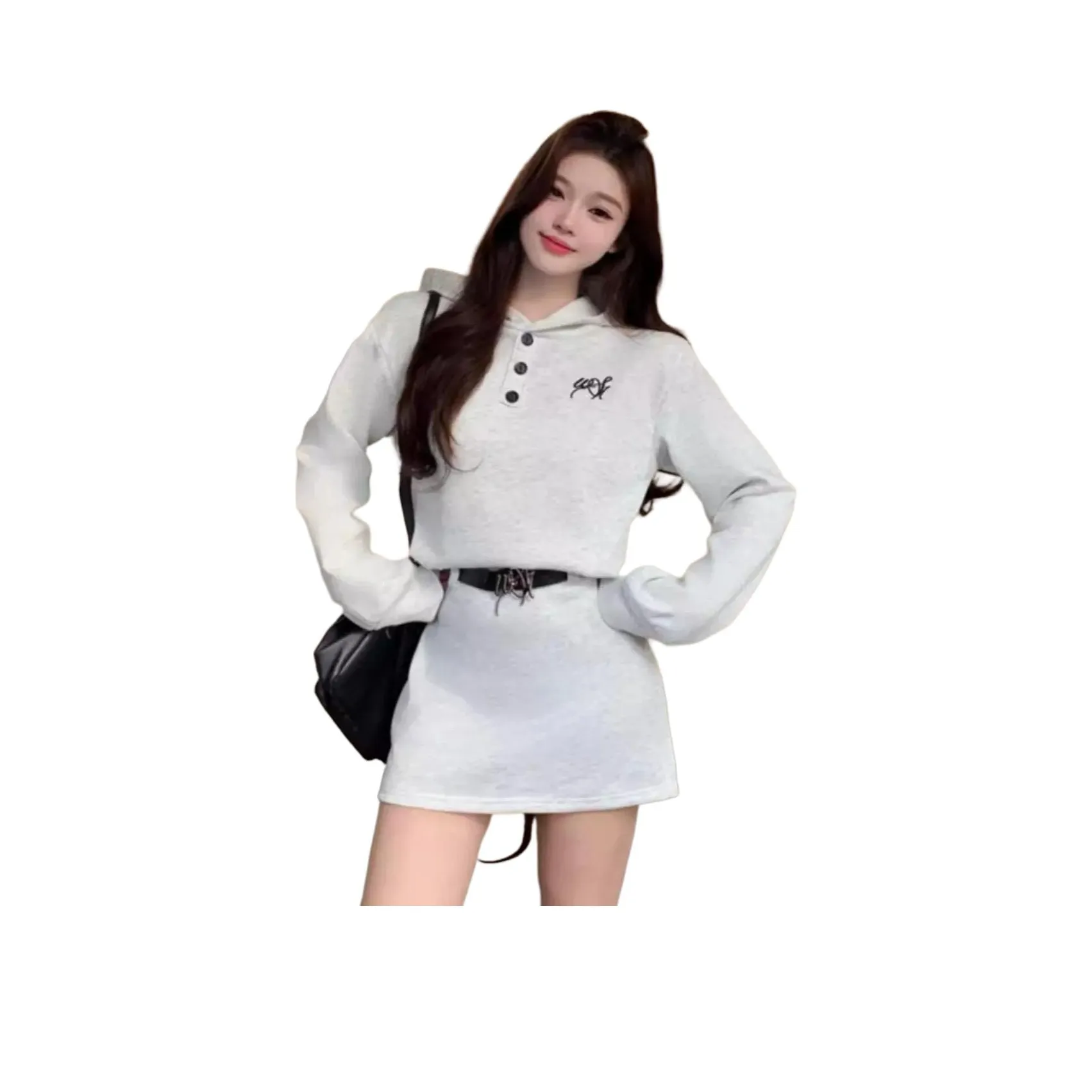 IWZI Длинное платье с длинными рукавами женское