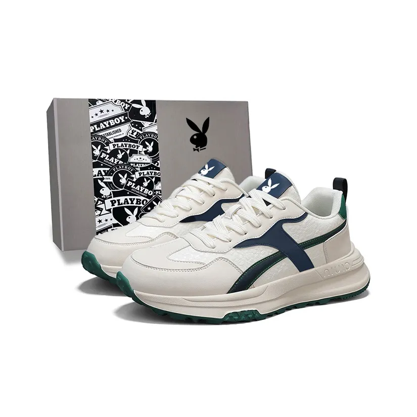 Playboy Амортизация Oтскок Высота Увеличение Устойчивость к Износу Дышащий Противоскользящий Низкий Топ Повседневная Обувь Мужская
