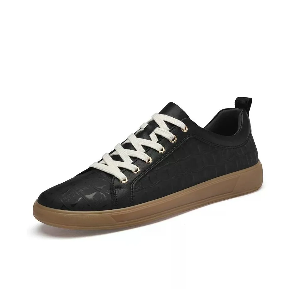 Kuding Sports Casual Большой размер Устойчивые к истиранию Низкие Кроссовки для скейтбординга Мужские