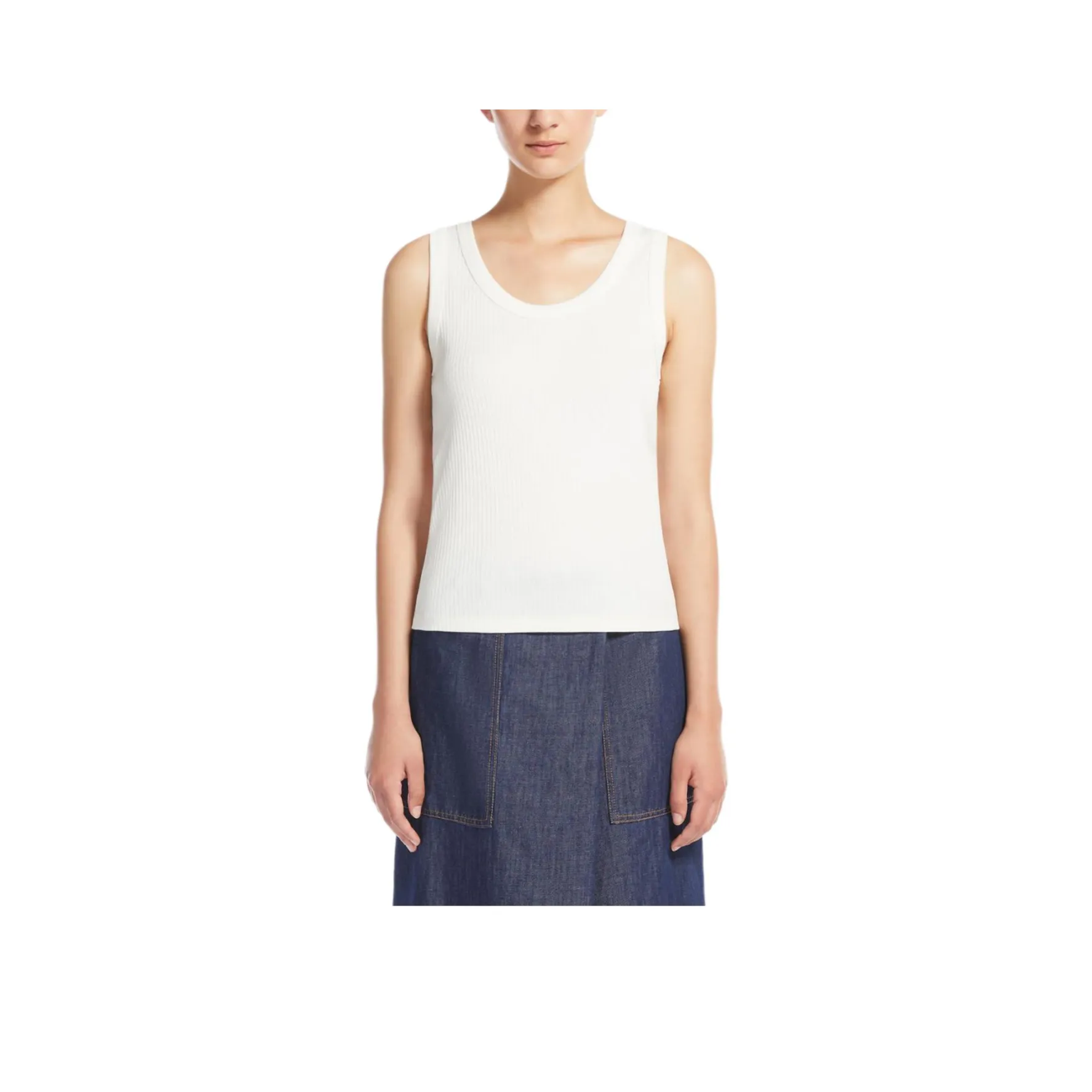 WEEKEND MaxMara Майка Женская Белая