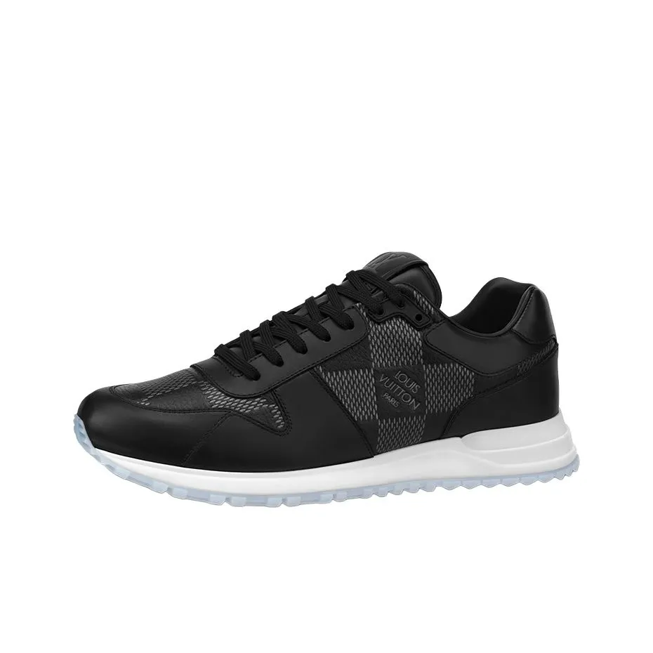 LOUIS VUITTON Run Away Casual Shoes Men Low-Top Black