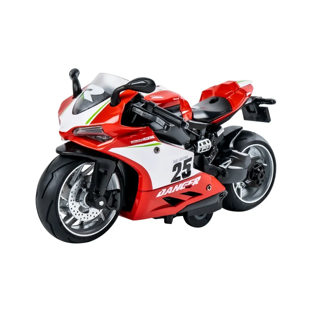 MING YING 66 Свет Музыкальный Мотоцикл Инерционный Тянущий Спина Игрушка Glider