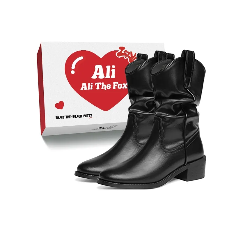 Али Тх Фокс Элегантность Винтажный стиль Британский стиль Короткий Мартин Ботинки Женские