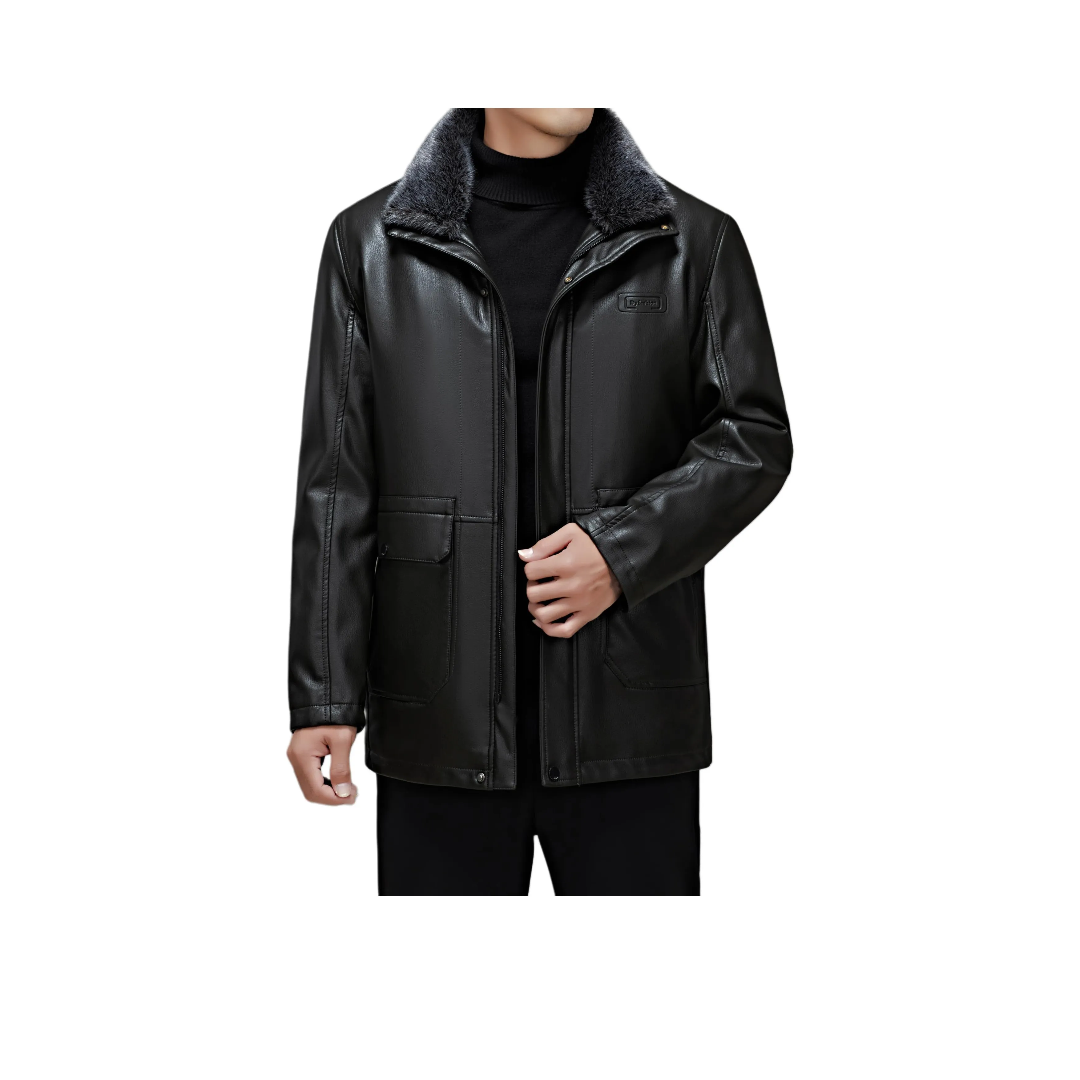 Vintage Cars Кожаная куртка Мужская