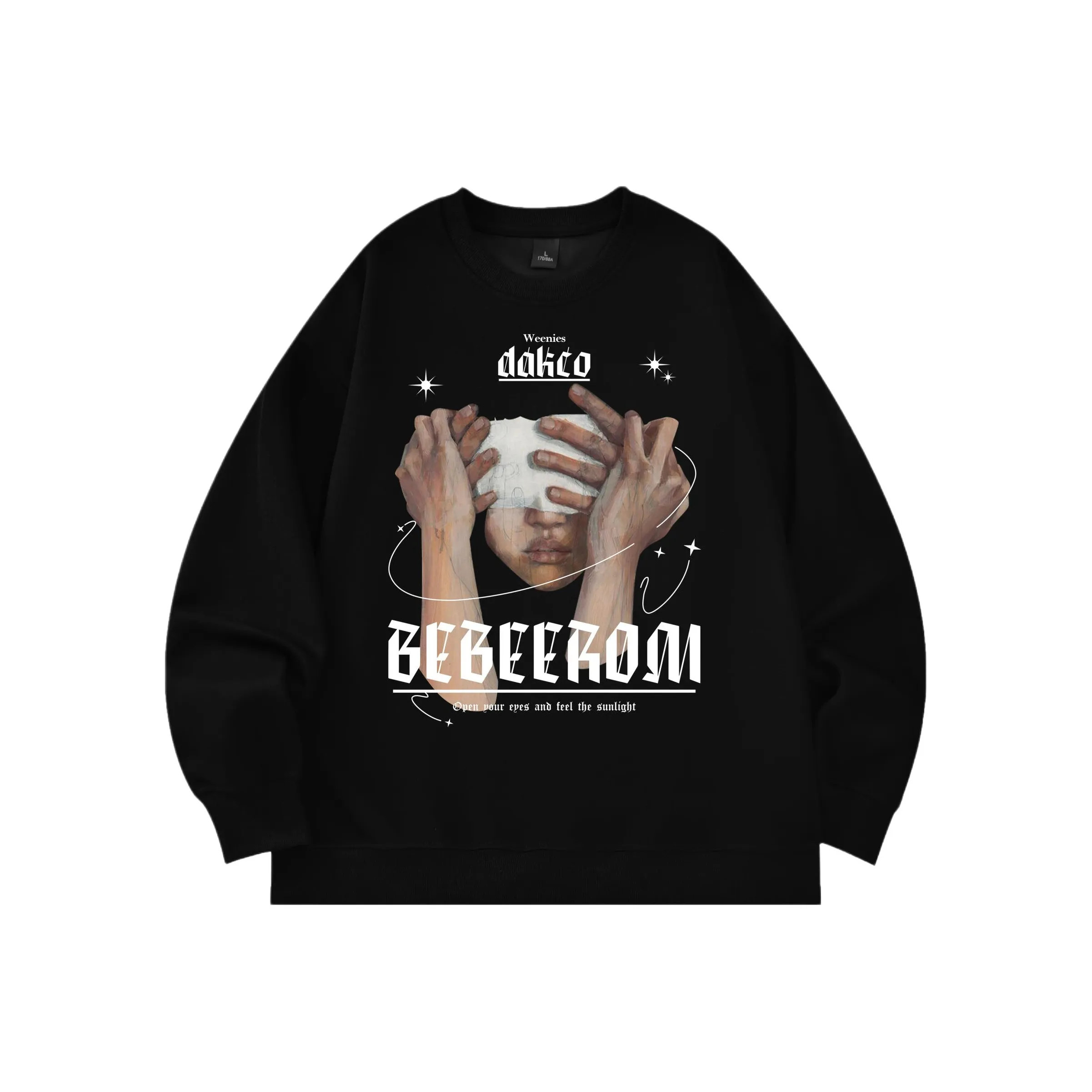 HIPHOPPUNKS Черный Мужской Свитшот