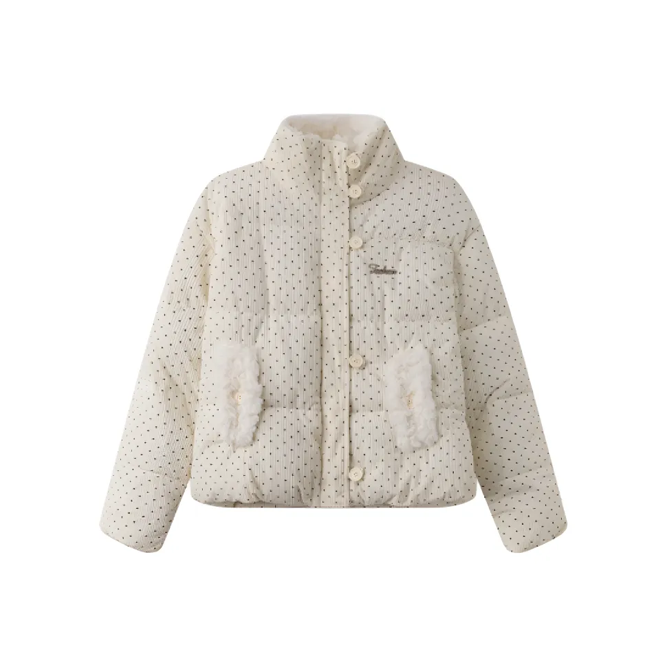 YINLEI Экрю Женские пуховики