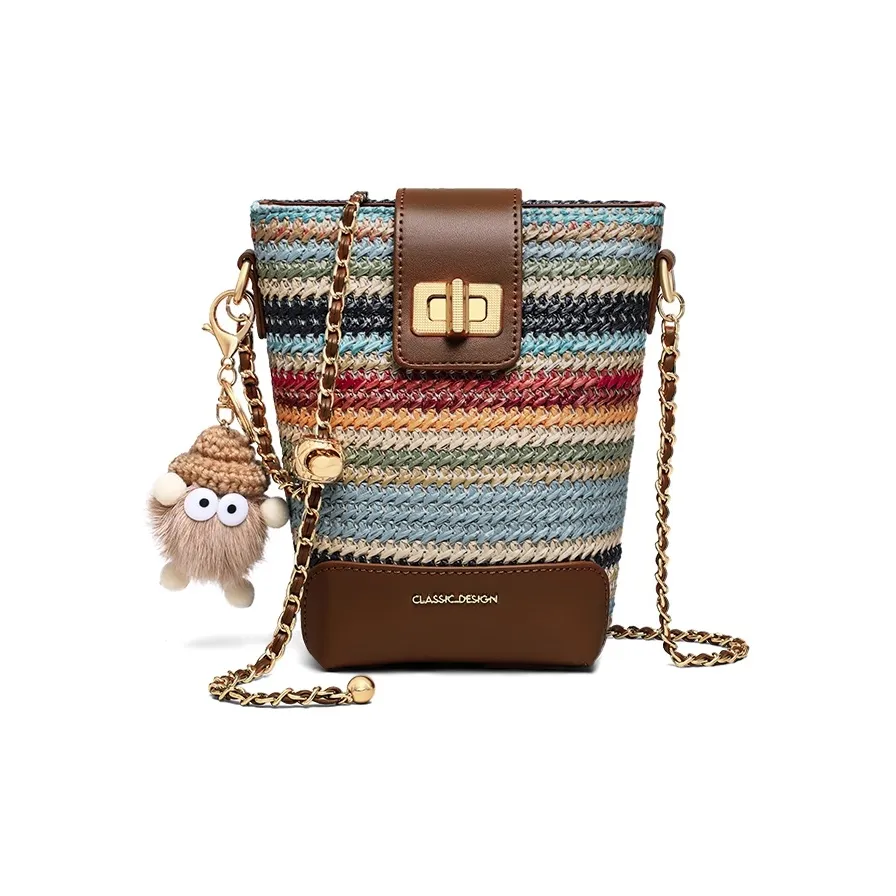 VINEY Сумка через плечо из синтетической кожи стандартная женская радужная