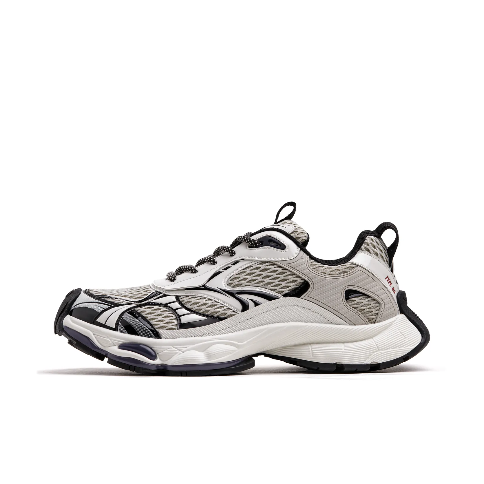 MADEN Manhattan Collection Амортизация Поддержка Устойчивость к истиранию Противоскользящий Низкий Топ Телесный Мужской Серый