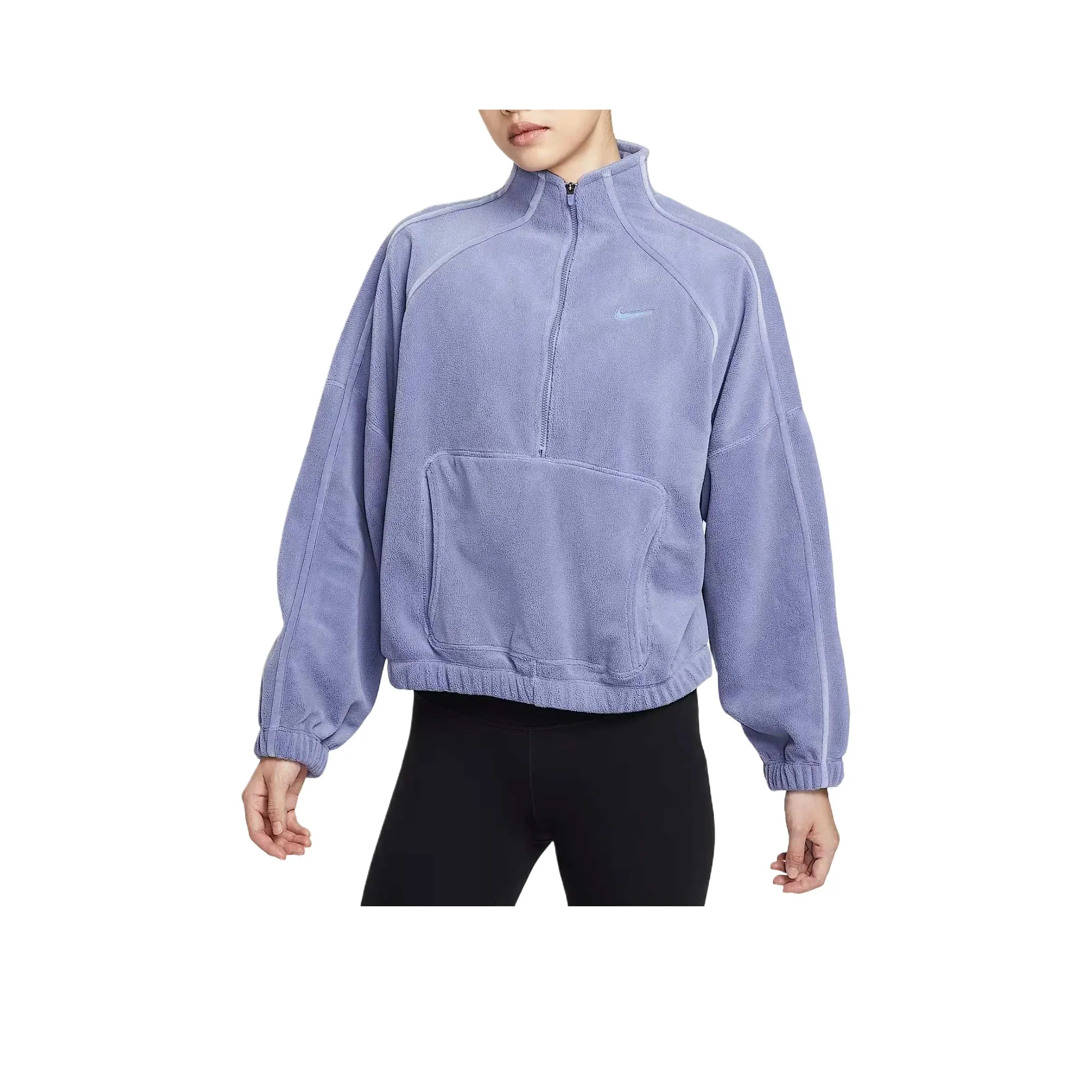 Nike Therma World Индиго Ходьба Синий Женские Свитшоты