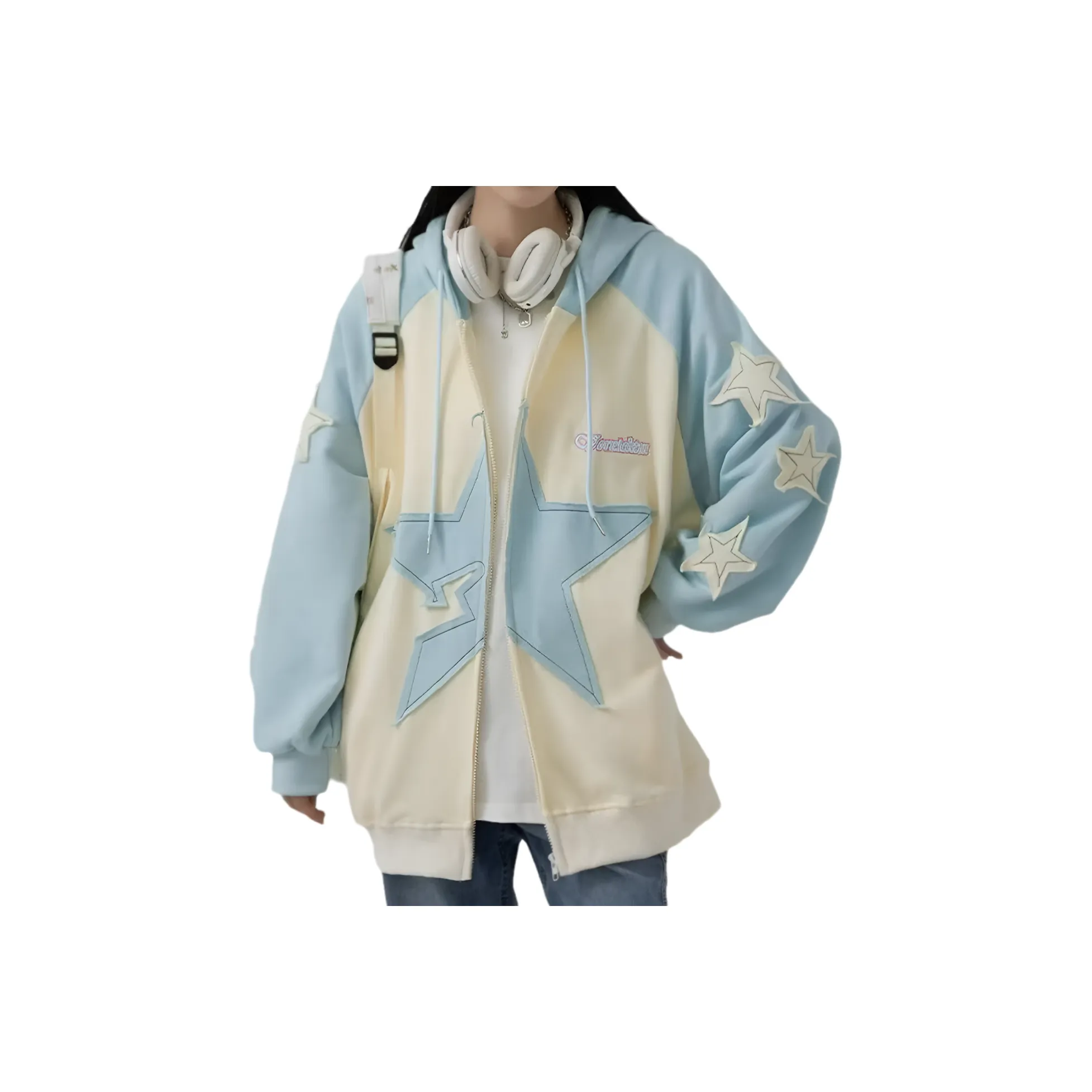 SNEIKLAU Светло-синий Унисекс Свитшоты