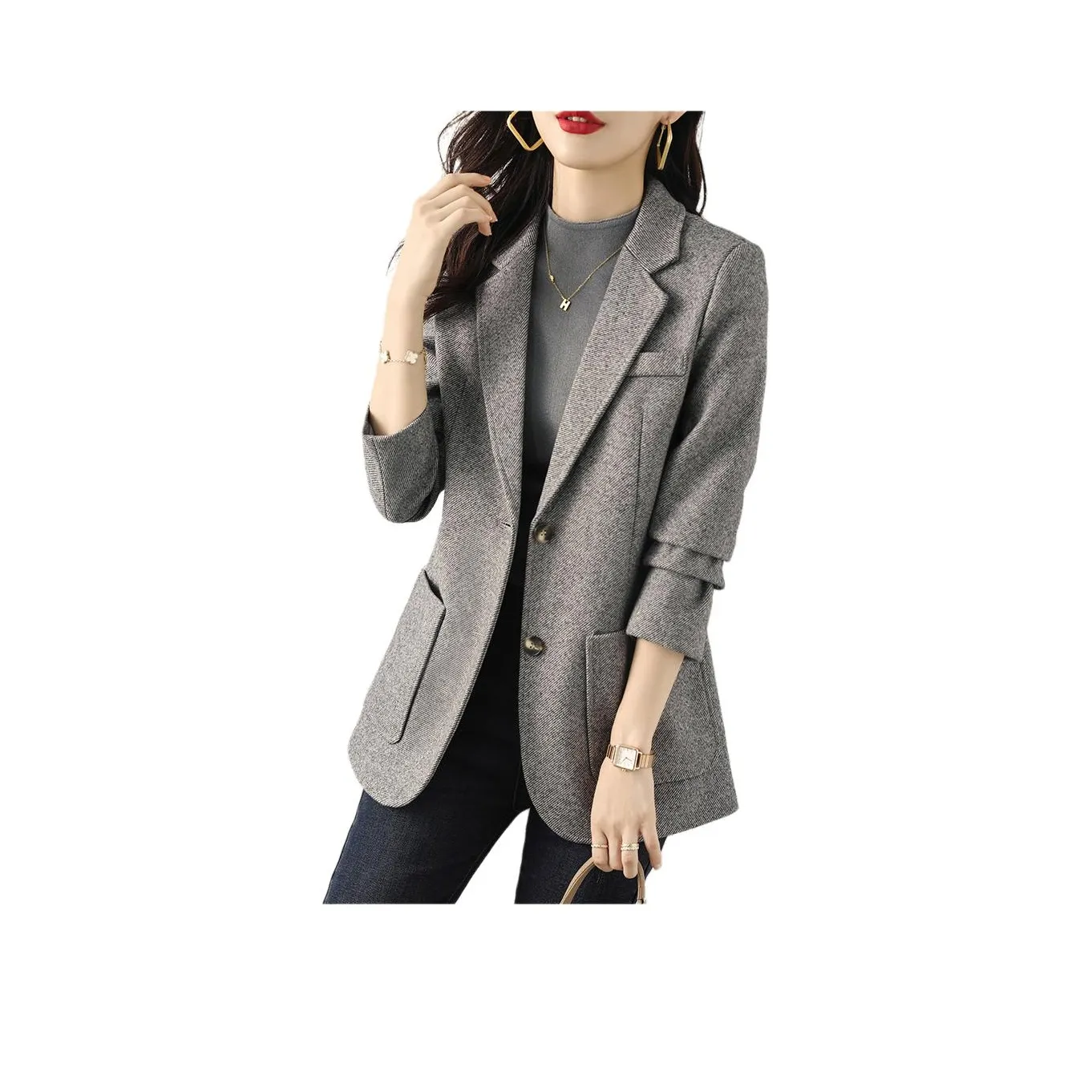 Flowers in water Бизнес Костюм Женские