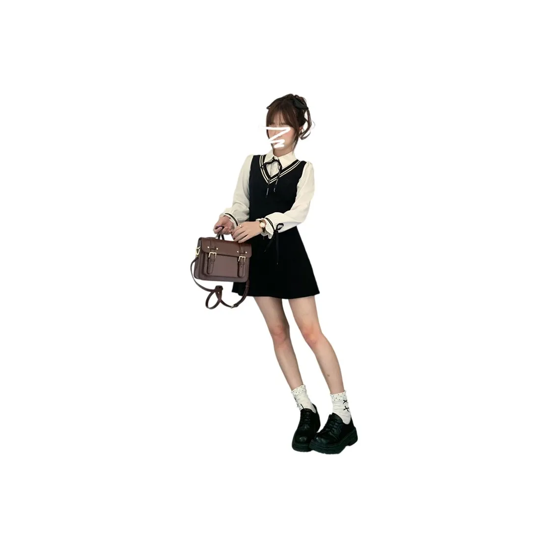 FLIM Длинное платье с длинными рукавами женское