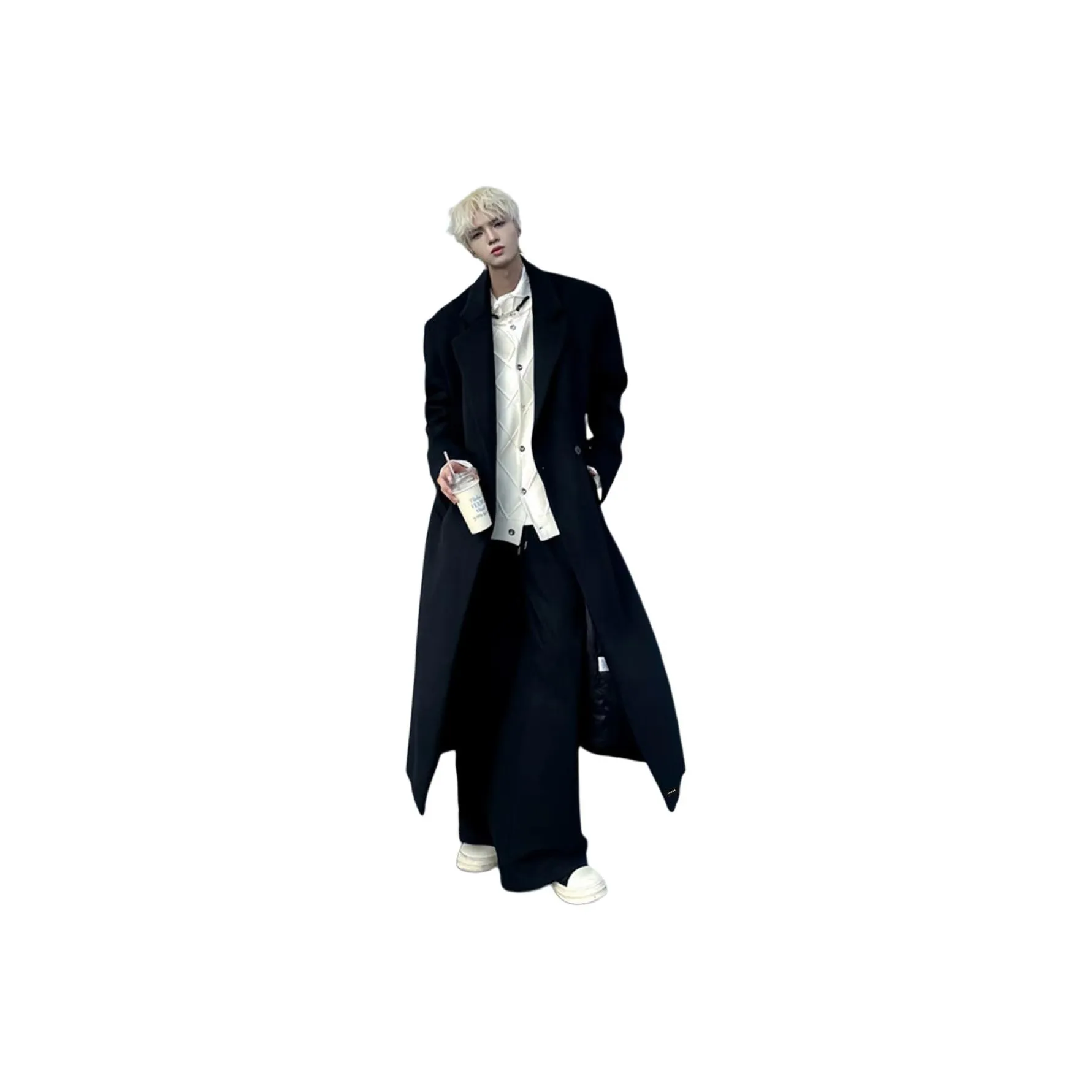 DEMAVIE Черный Унисекс Тренч