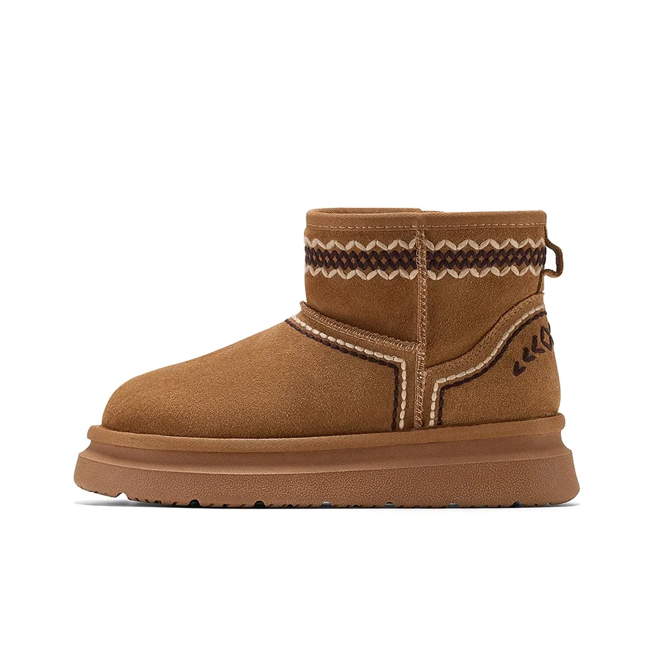 GG CC Флисовые утепленные сноубутсы для женщин