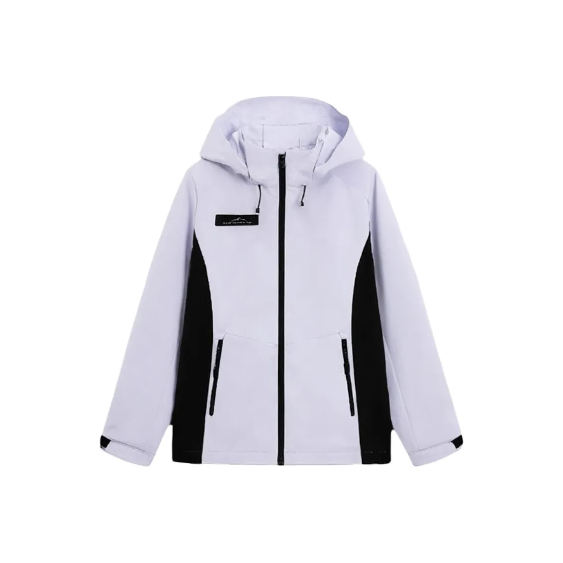 XTEP Теплоизоляционный Ветровка Женский Прозрачный Фиолетовый Джет Черный