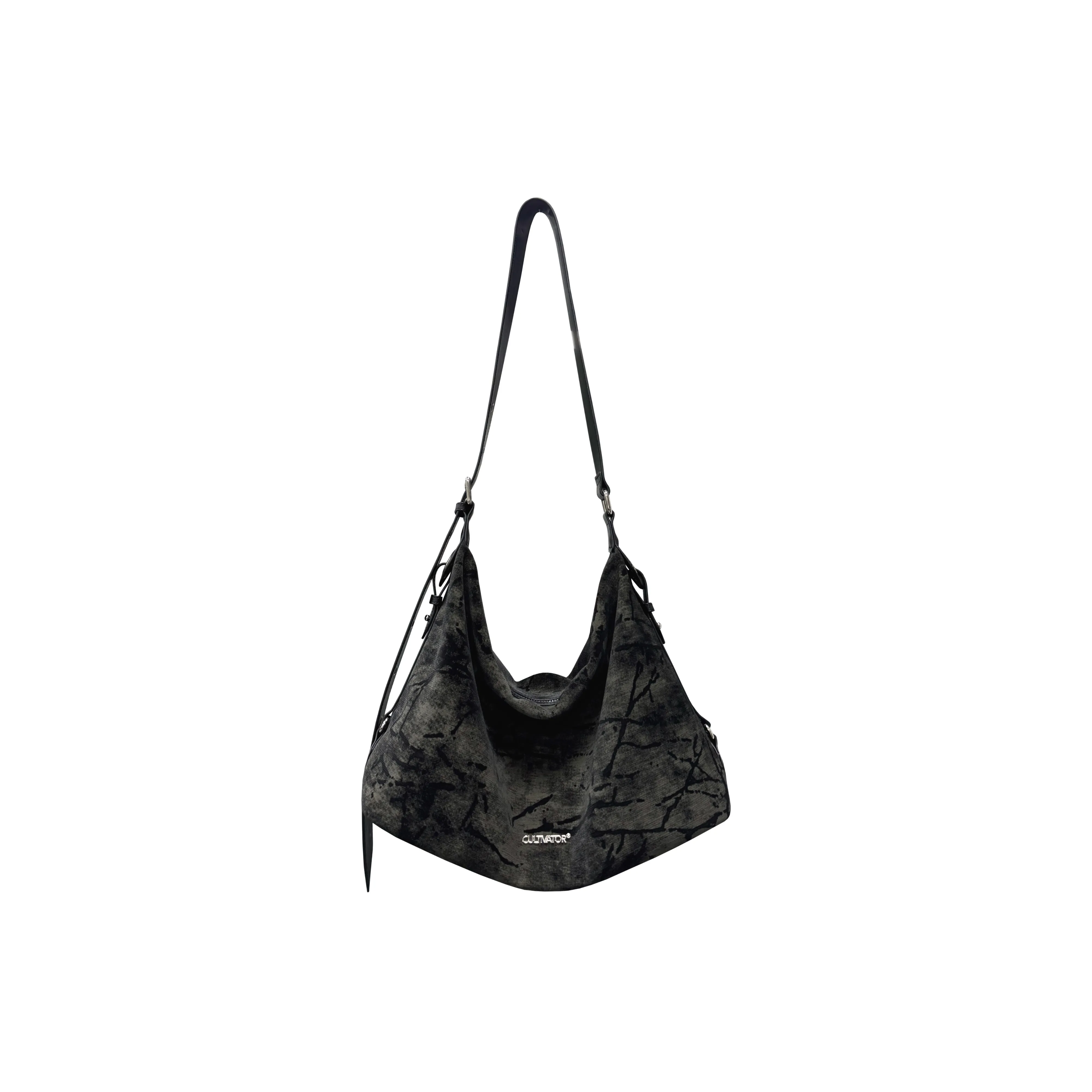 CULTIVATOR ПУ (полиуретан) Сумка через плечо Стандартная Унисекс Камуфляж Черный
