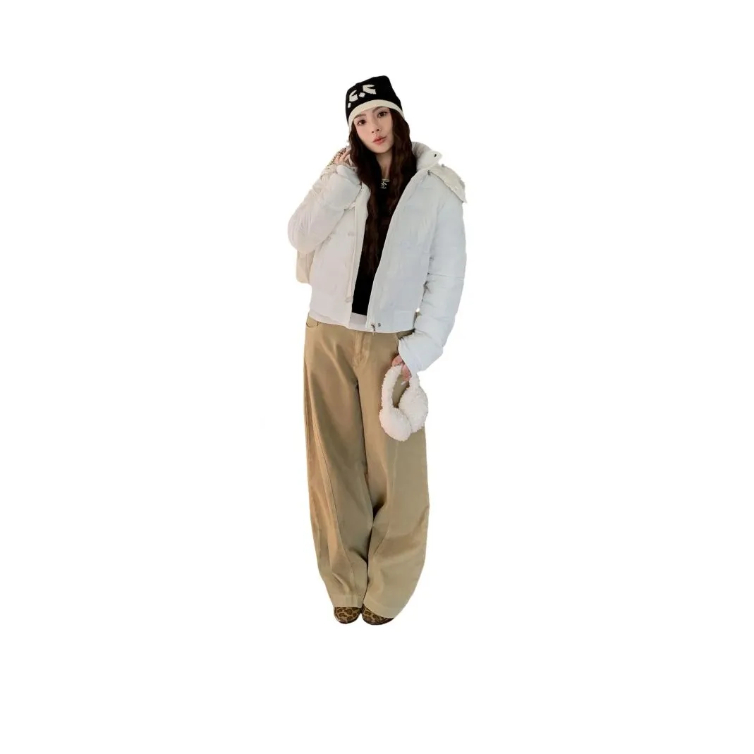 PAZZO Белый Женские пуховики