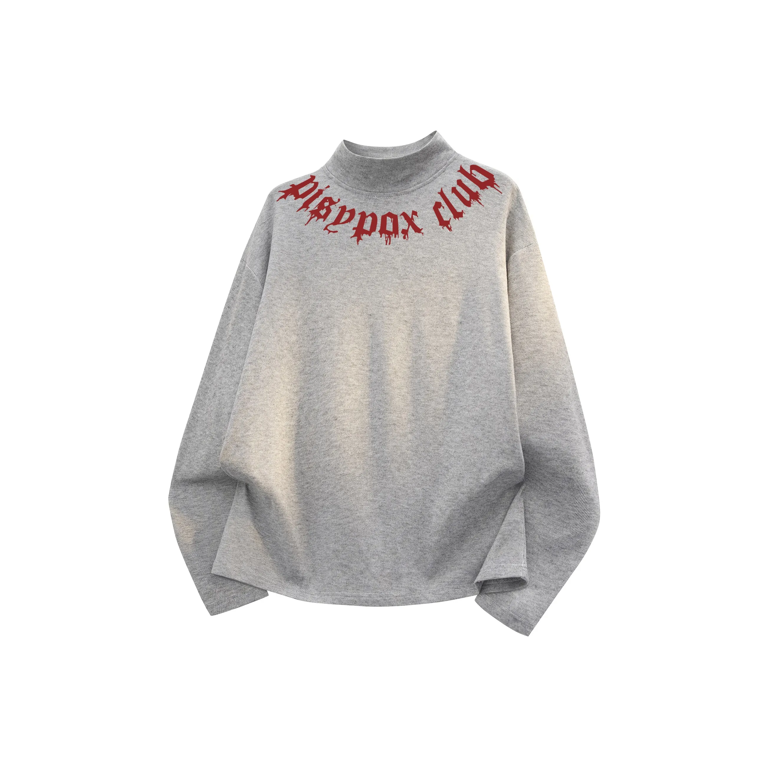 PISYPOX Длинный рукав Т-рубашка Унисекс