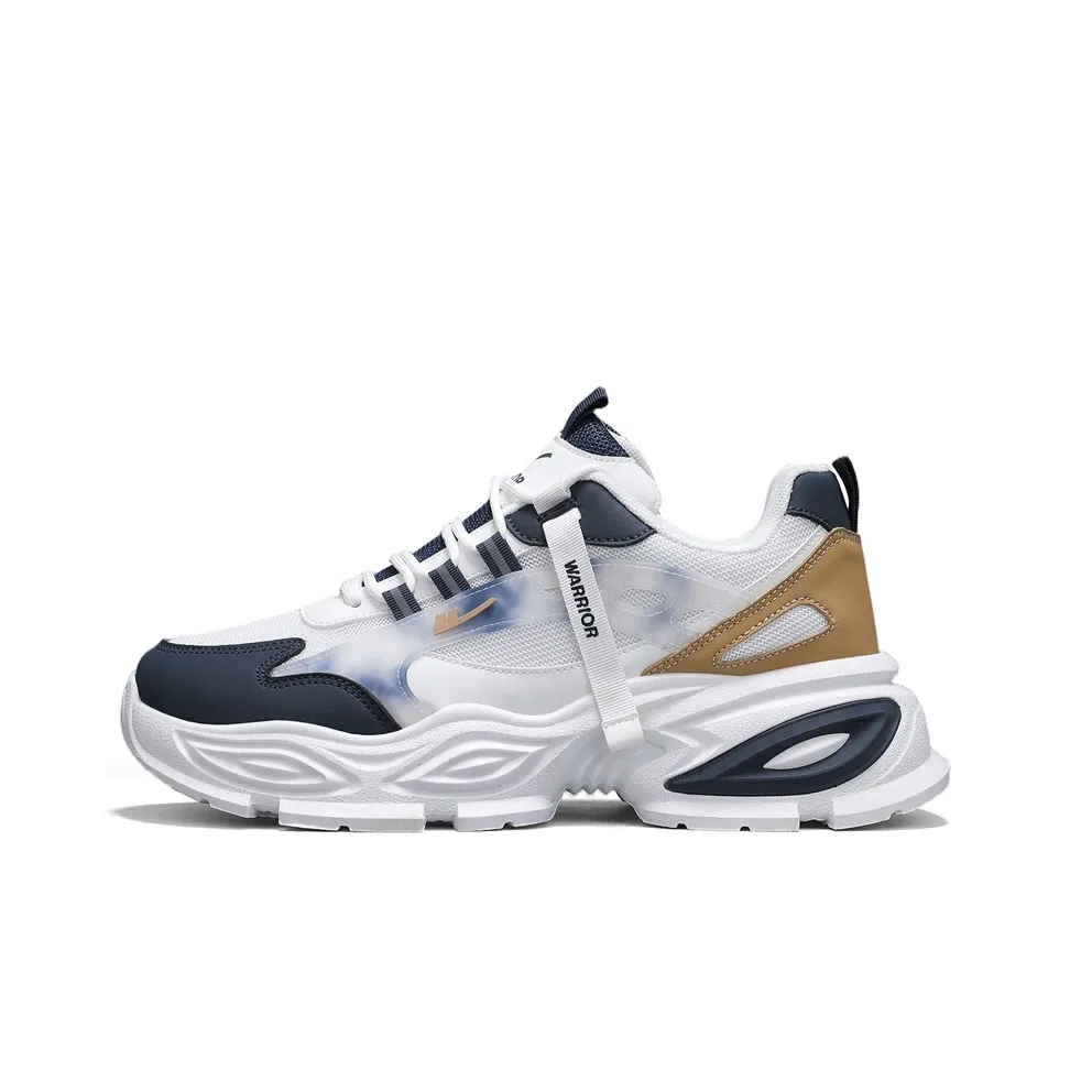 Warrior Высота Увеличивающая Поддержка Устойчивость к Износу Легкий Противоскользящий Низкий Топ Кроссовки с Толстой Подошвой Мужские