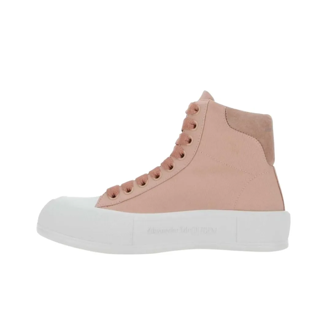 Alexander McQueen Deck Canvas Shoes Women's High Top