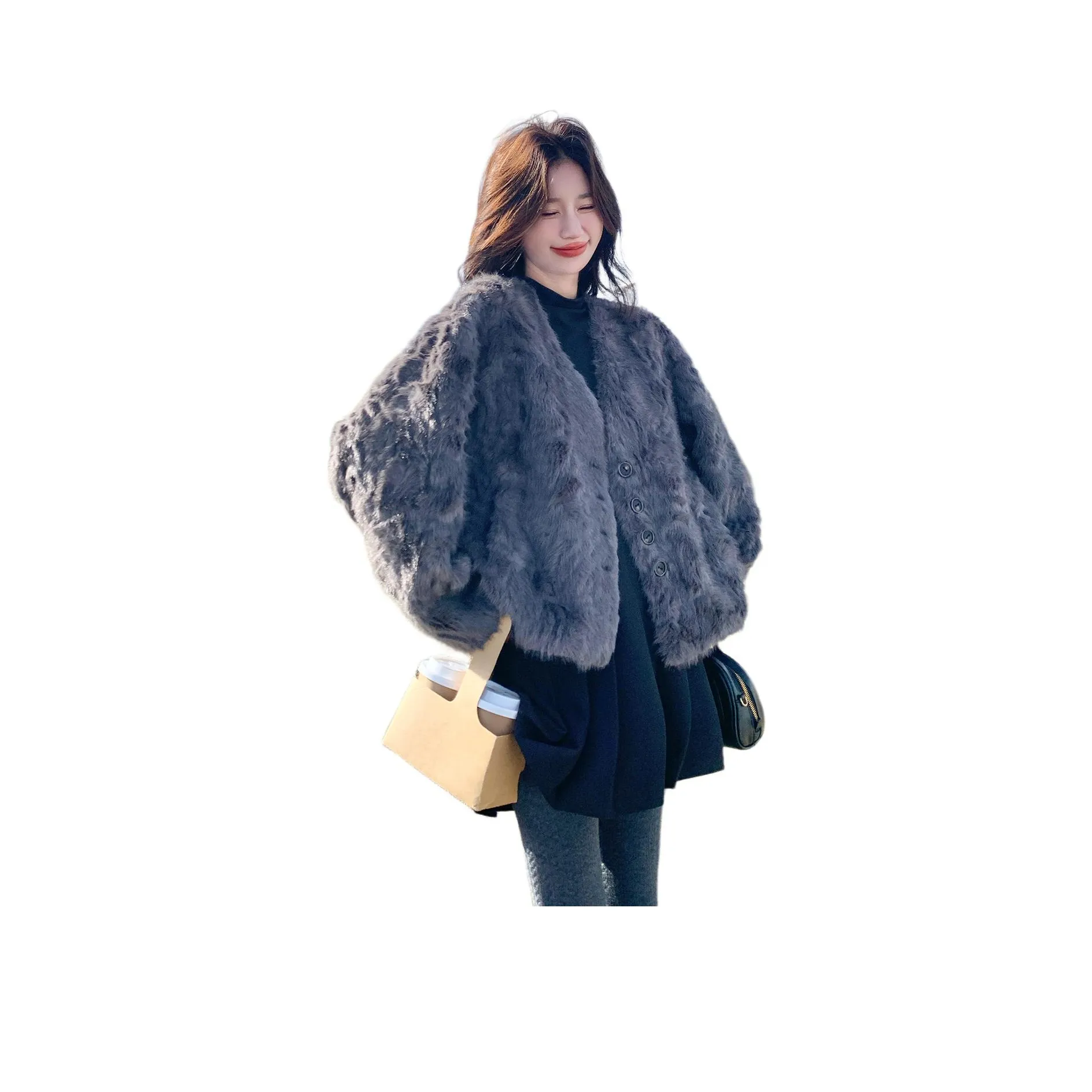 MEXICAN Бархат Feel Пальто Женское