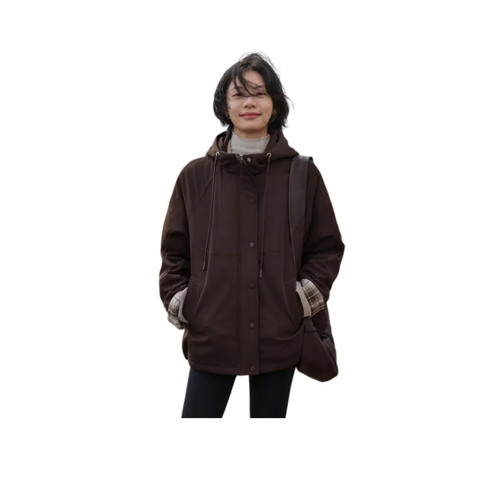 Dme Темно-коричневый женский пуховик