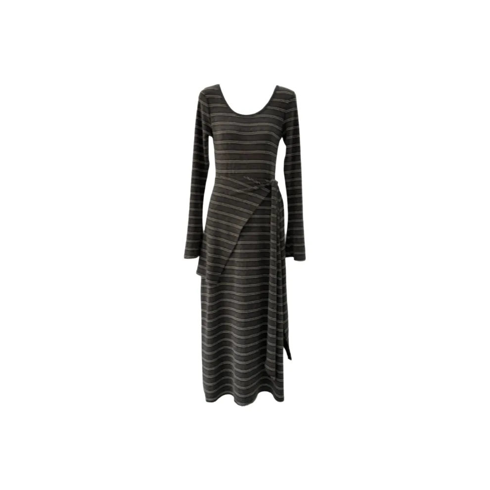 POPO.INFO Длинное платье с длинными рукавами женское