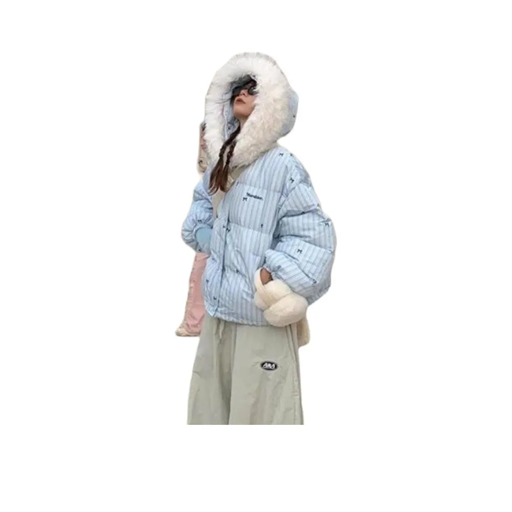 Flowers in water Пуховая куртка Женская