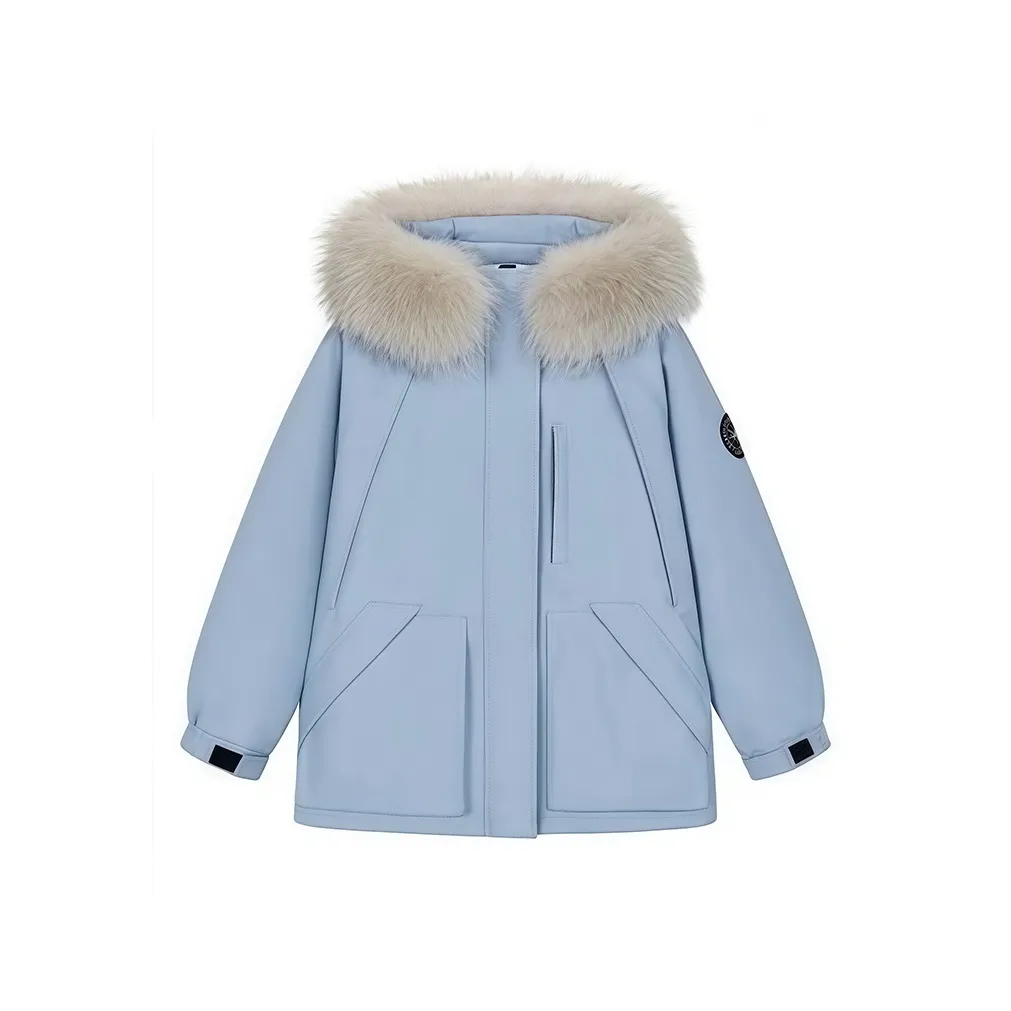 Meanalot Светло-синий Женский Parka