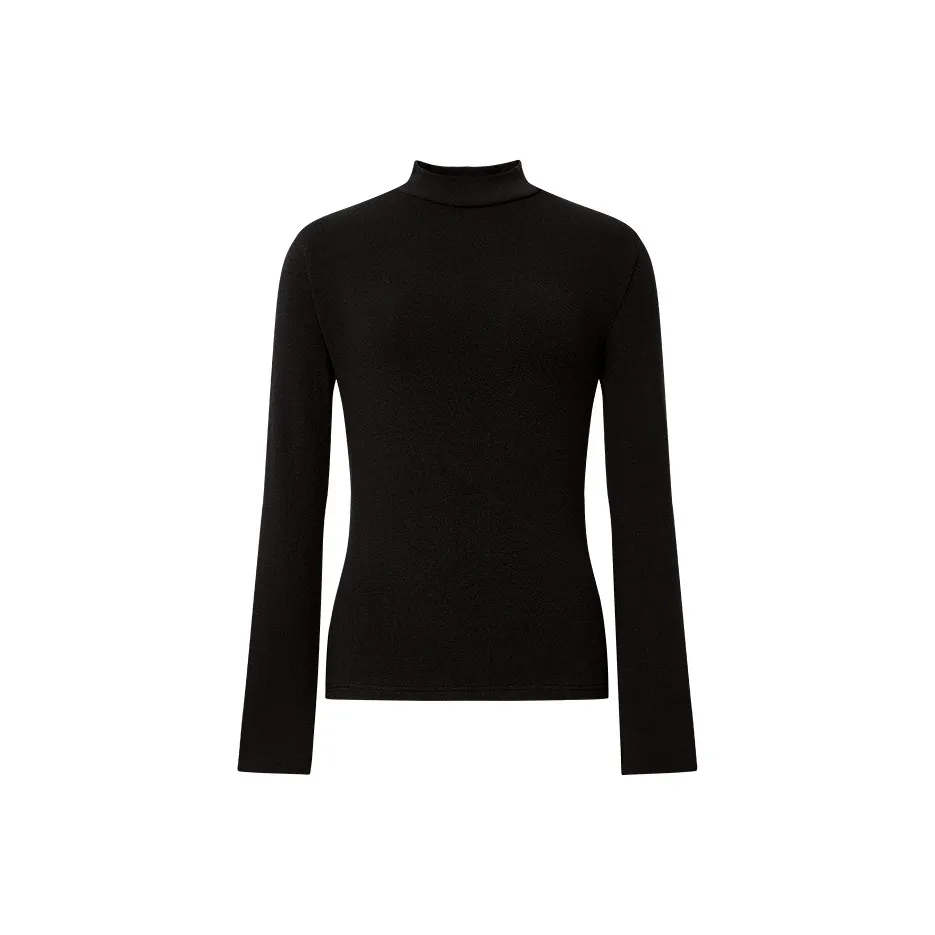 Hopeshow Длинный рукав Т-рубашка Женская