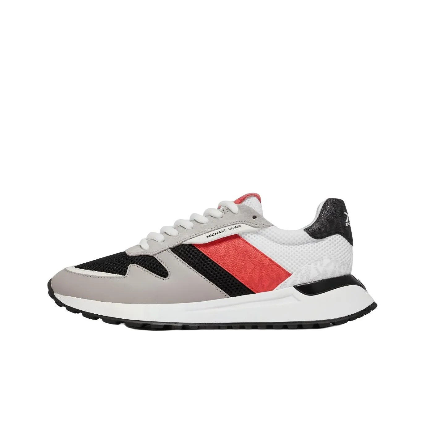 MICHAEL KORS Casual Shoes Men Low-Top Gray Black White