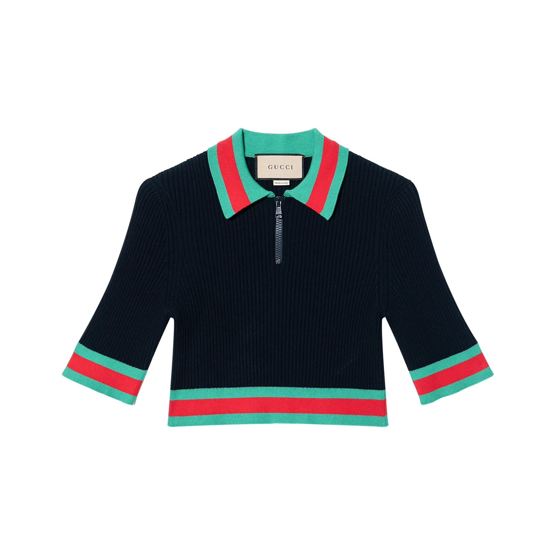 GUCCI SS23 Поло Женское Темно-синий