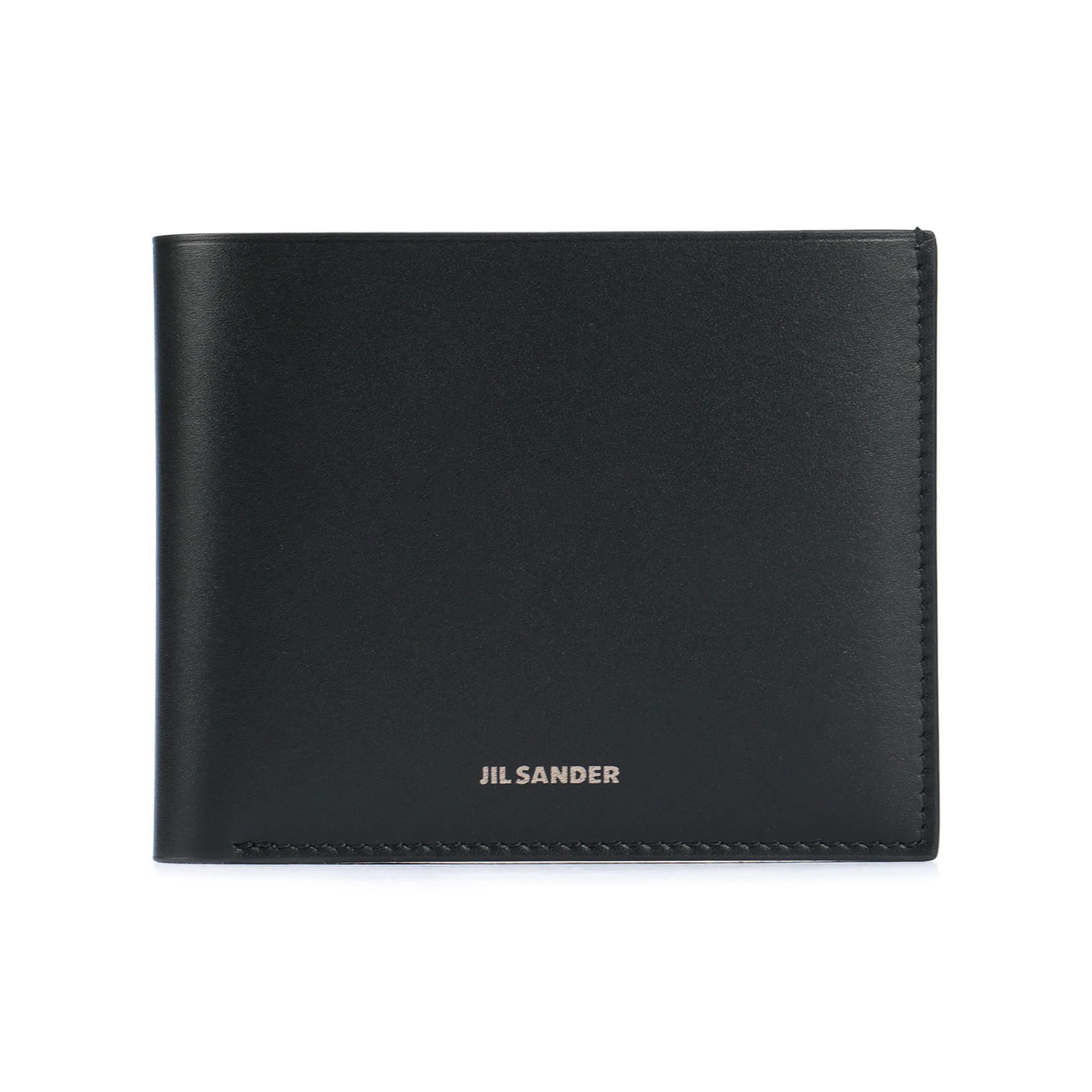 JIL SANDER Телячья кожа Кошелек Стандартный Мужской Черный