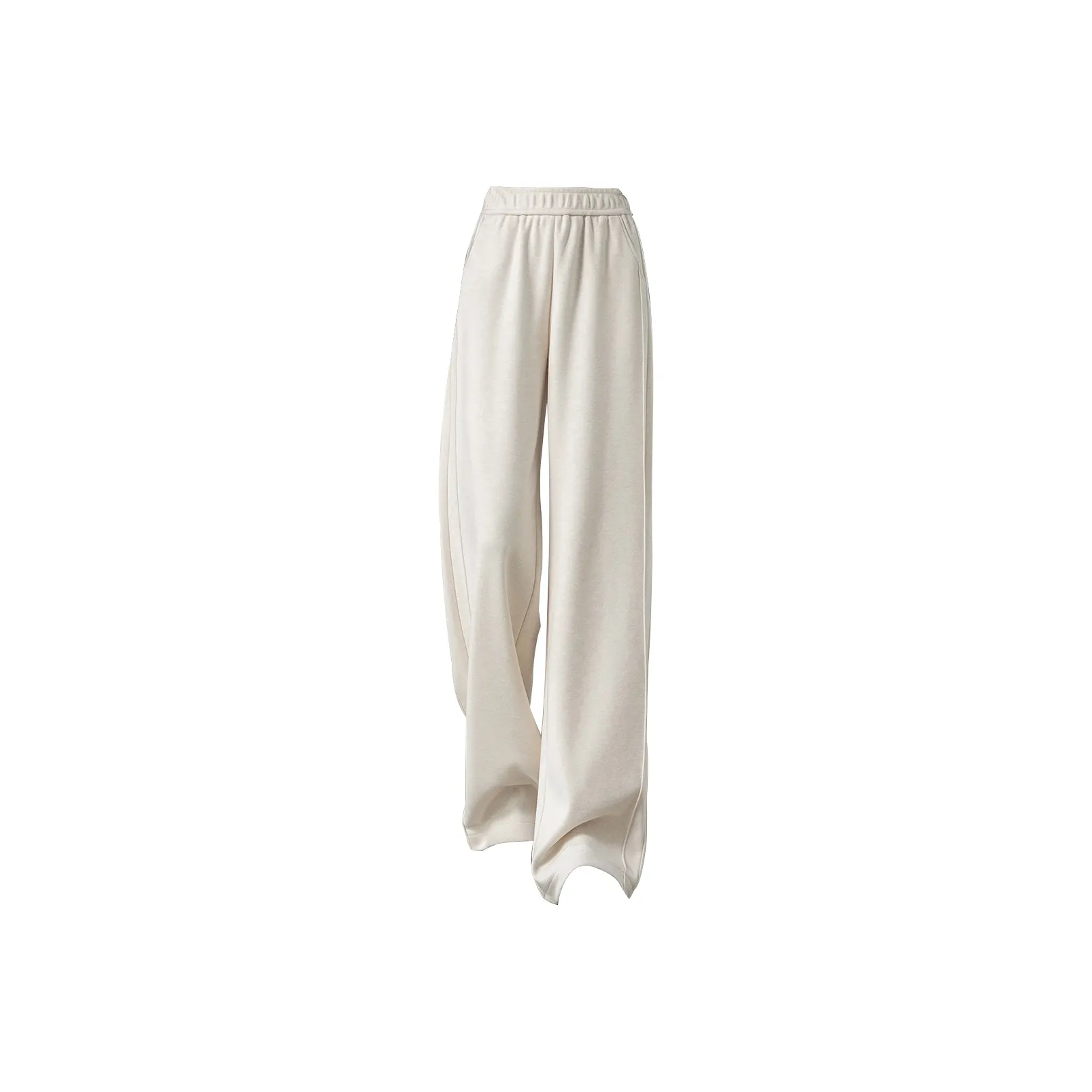 Weixi Экрю Женские Повседневные Брюки