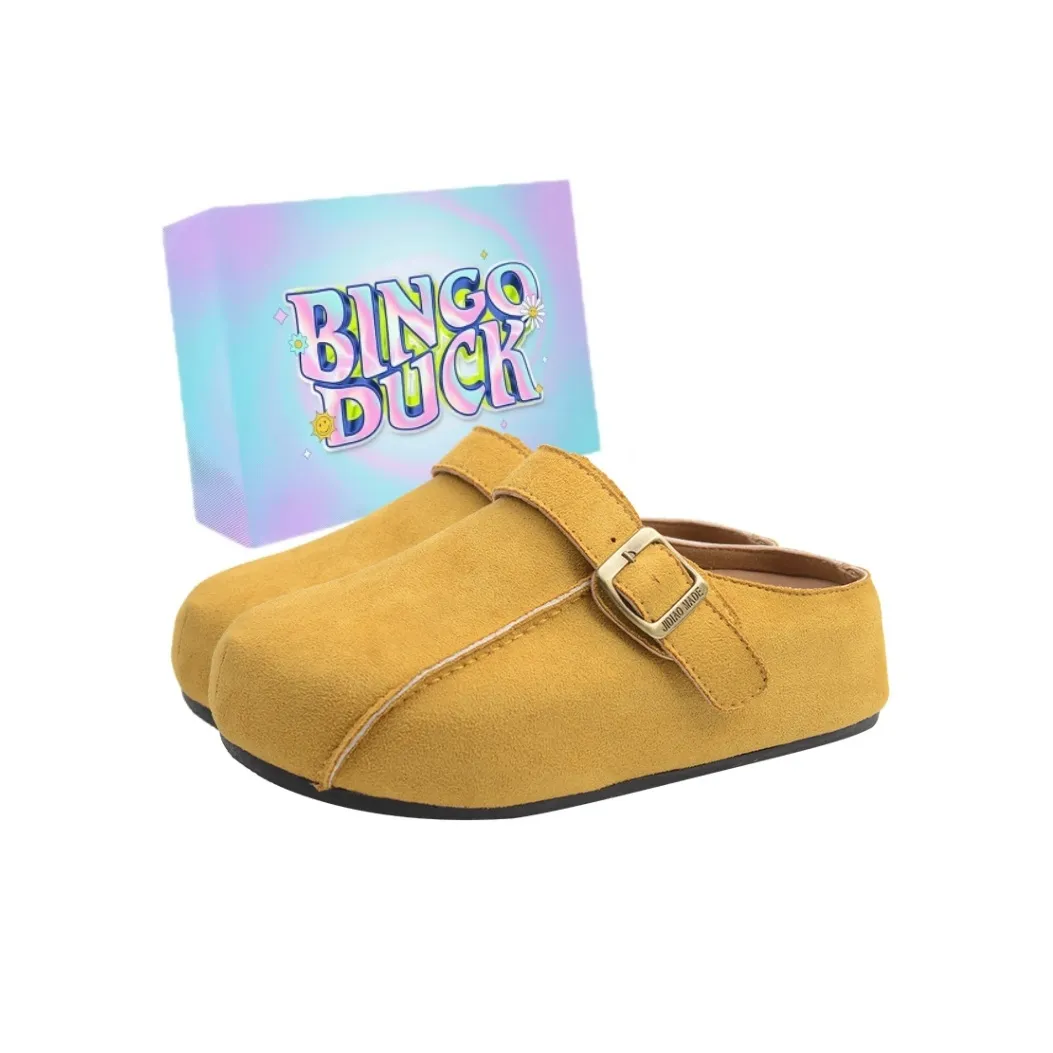BINGO DUCK Резиновая подошва Домашние тапочки Женские