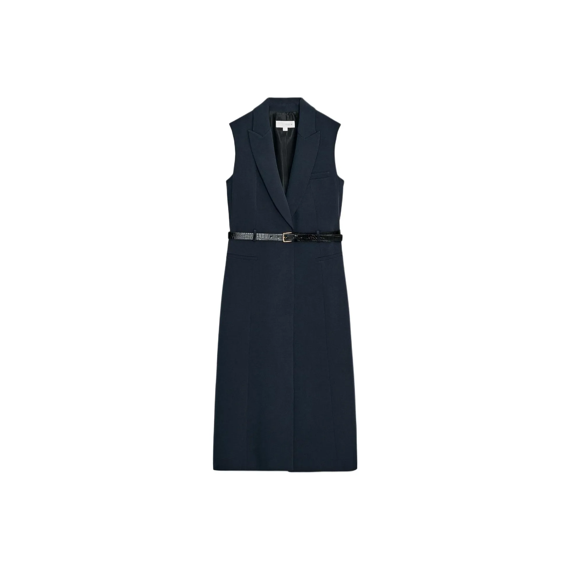 ZARA Морской синий Женские жилеты