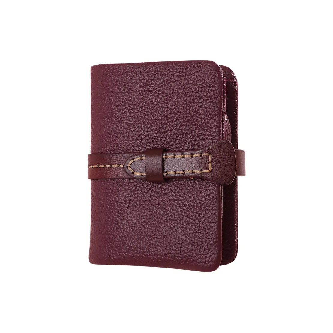 DIFENISE Кошелек из натуральной коровьей кожи женский фиолетовый