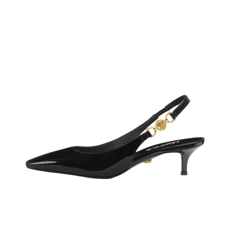 VERSACE Medusa '95 High Heels Women's Black/Gold