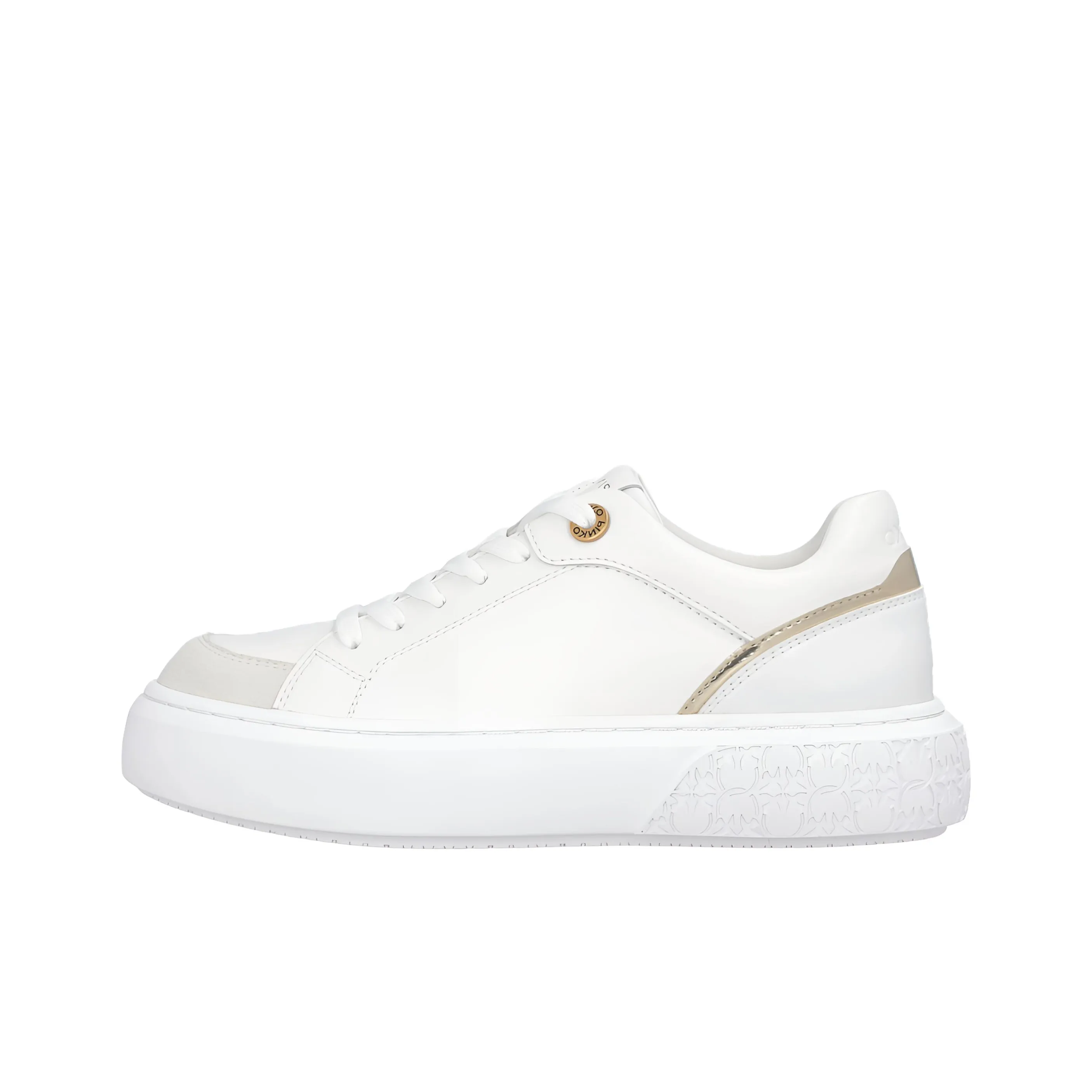 PINKO Низкие кроссовки для скейтбординга Женские Белые