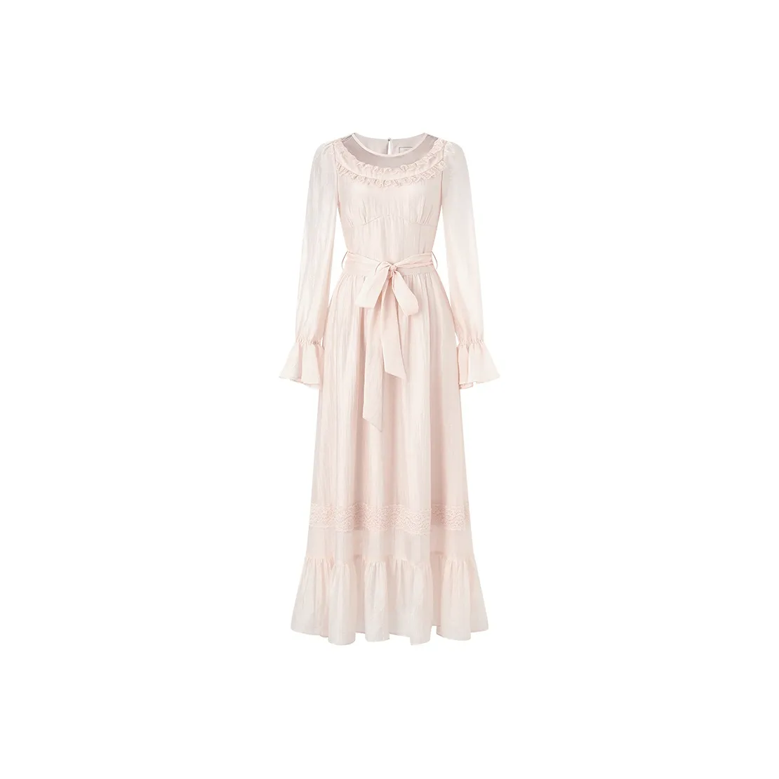 ACAINES Длинное платье с длинными рукавами женское