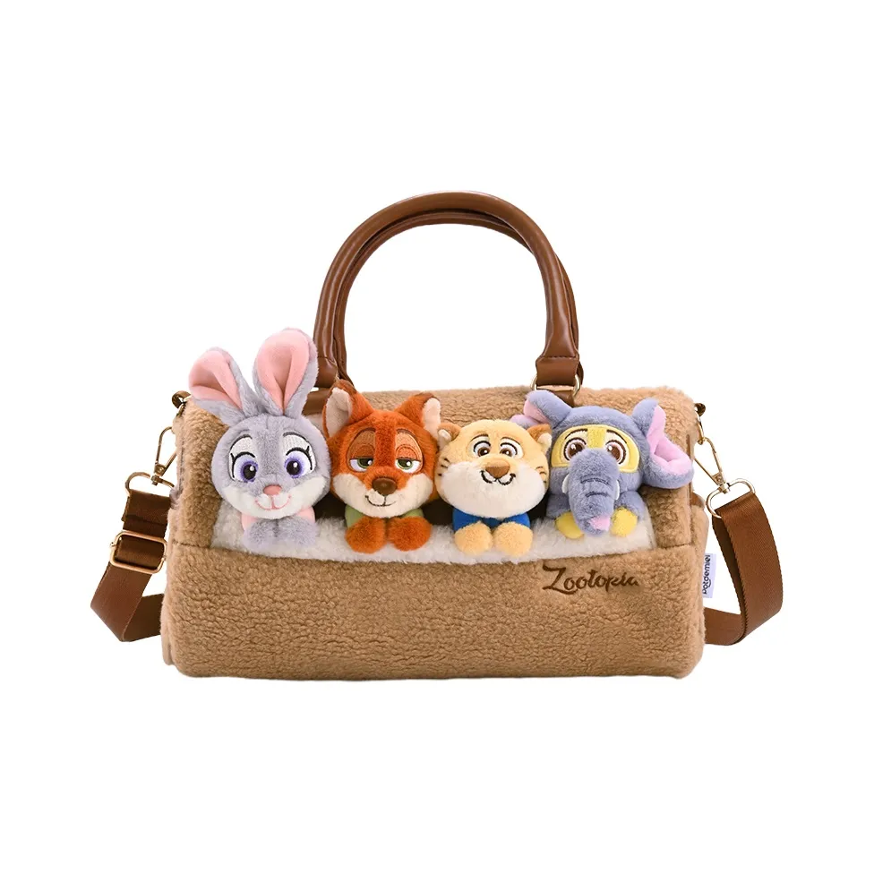 POTDEMIEL Disney Disney Zootopia Enchanting Party Collection Полиэстер Через плечо Сумка Унисекс Хаки