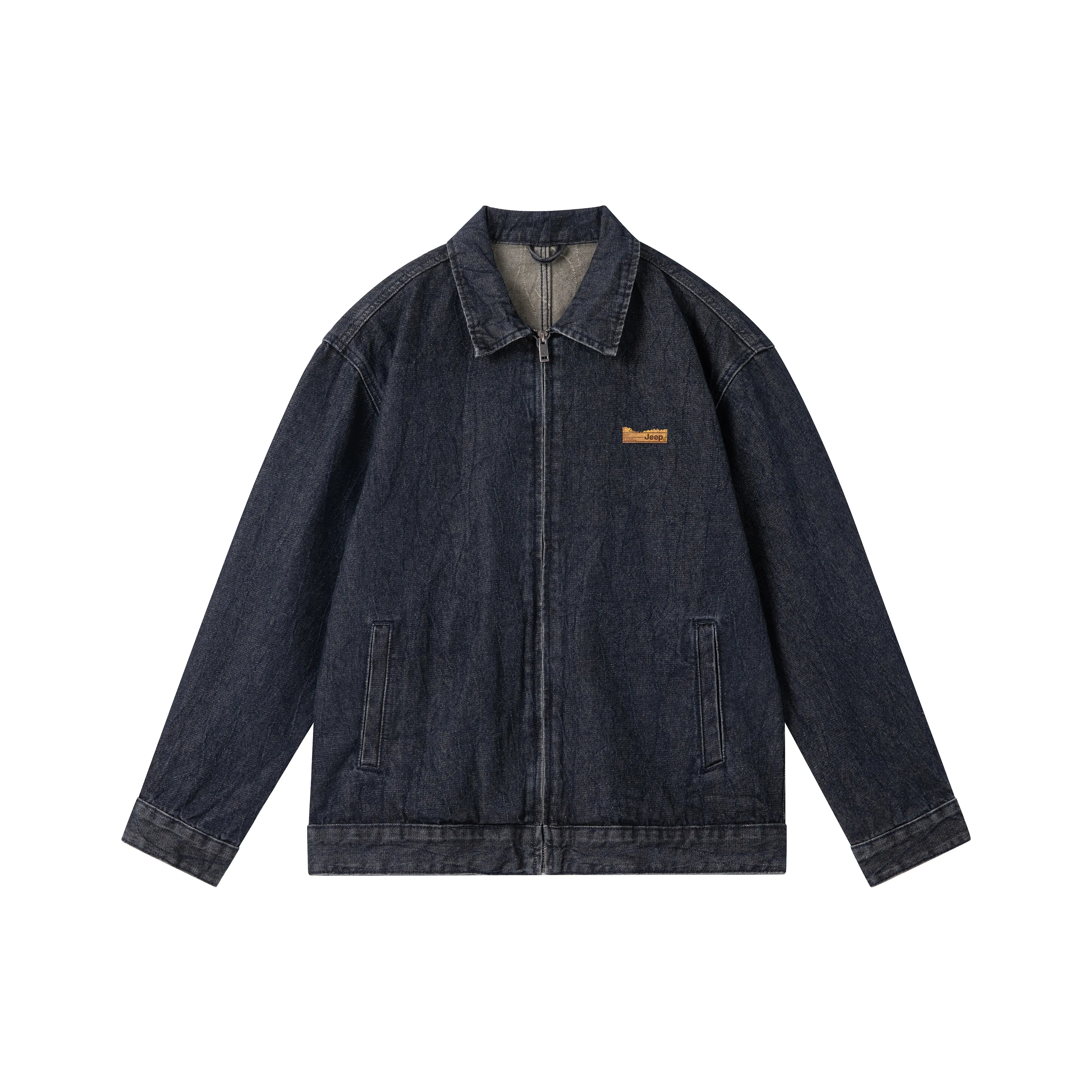 Jeep P75GMWJL09 Темно-синий [Официальный] Унисекс Джинсовые куртки