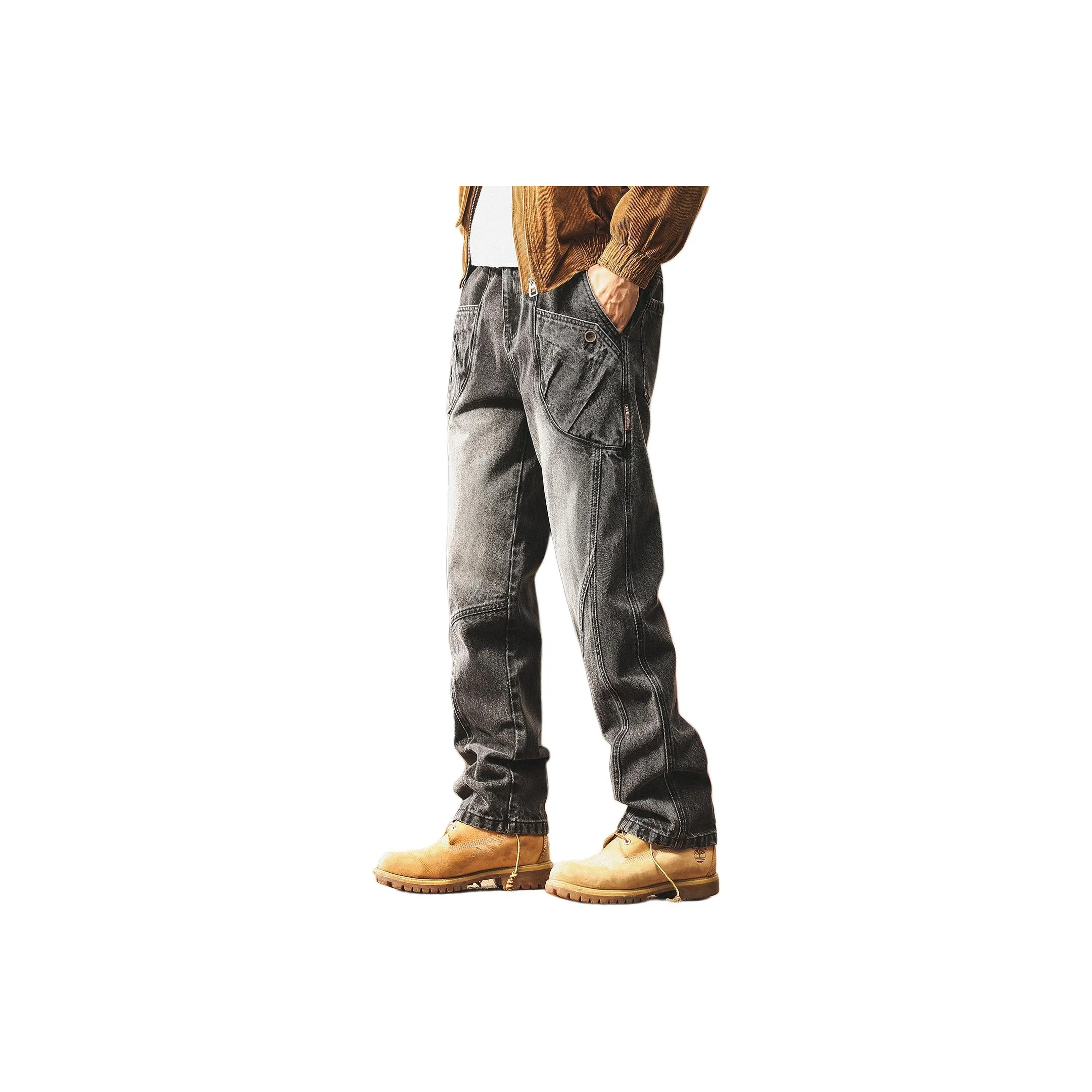 JIELEINUO Мужские Джинсы