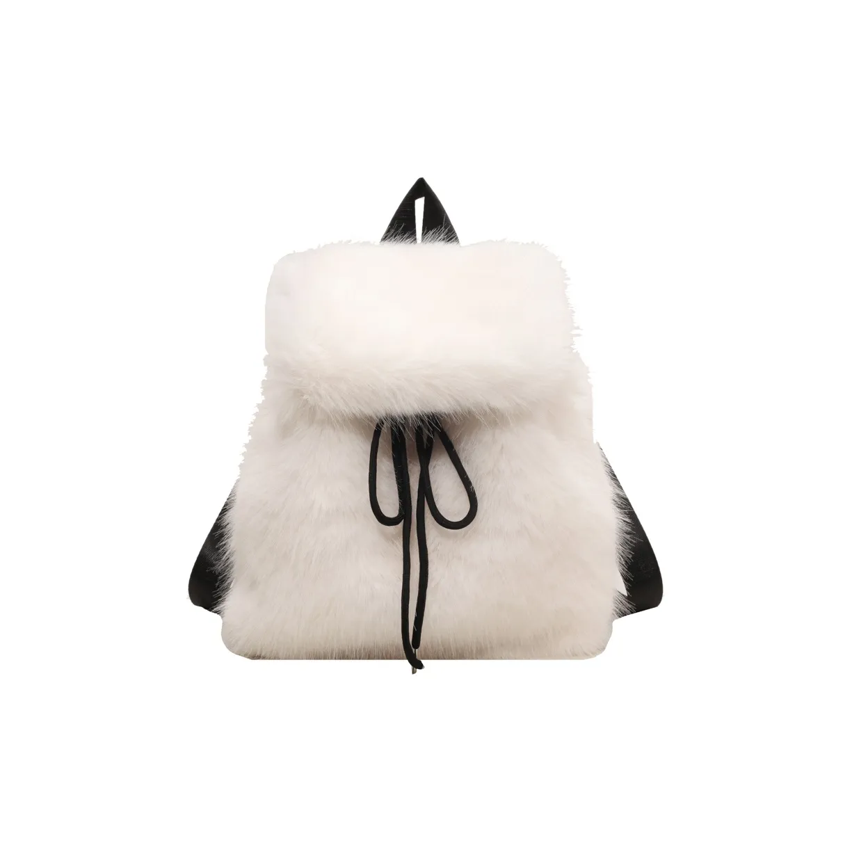 OSOCE Плюшевый рюкзак женский экрю черный хаки розовый кофейный