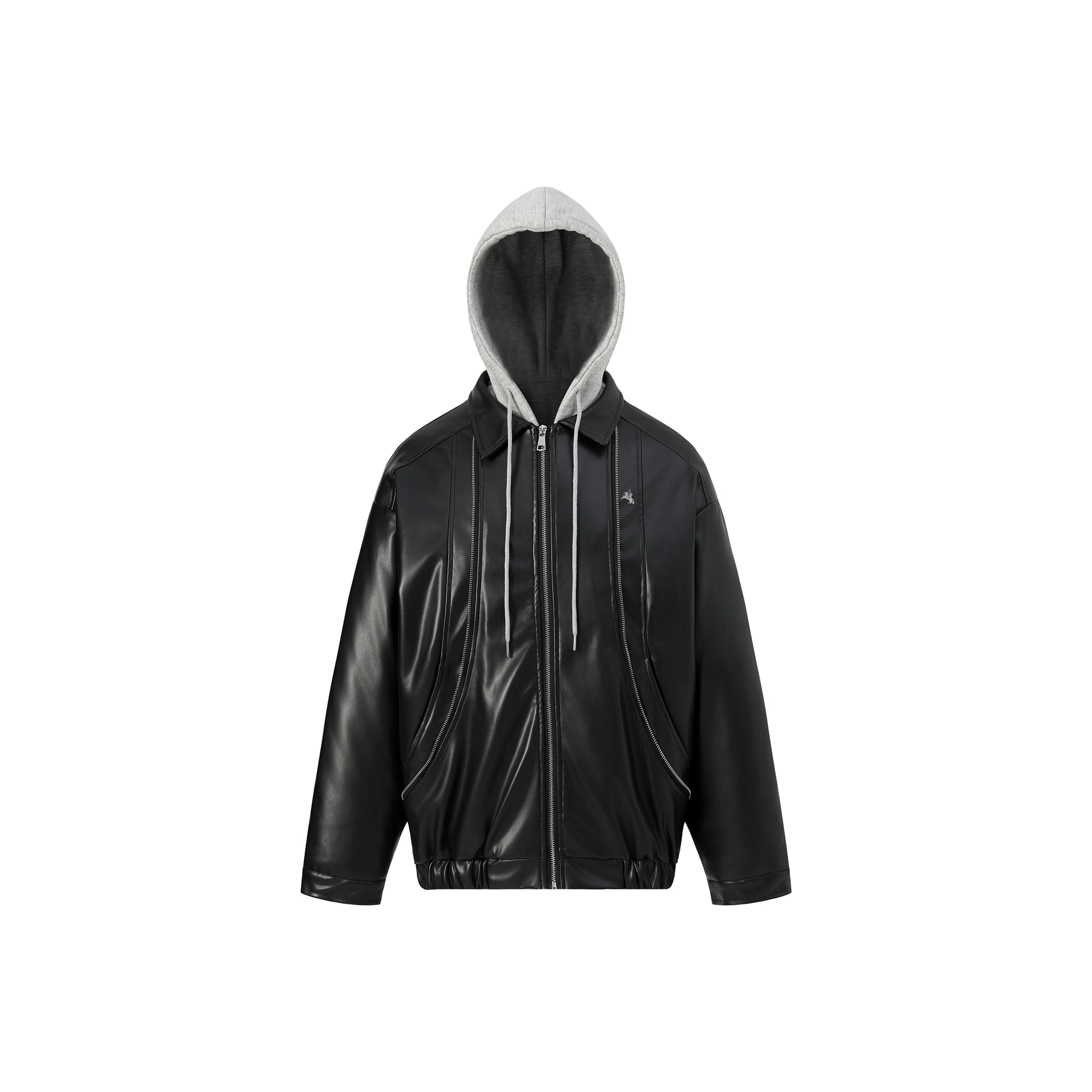 POLOMEISDO Кожа Куртка Пальто Унисекс